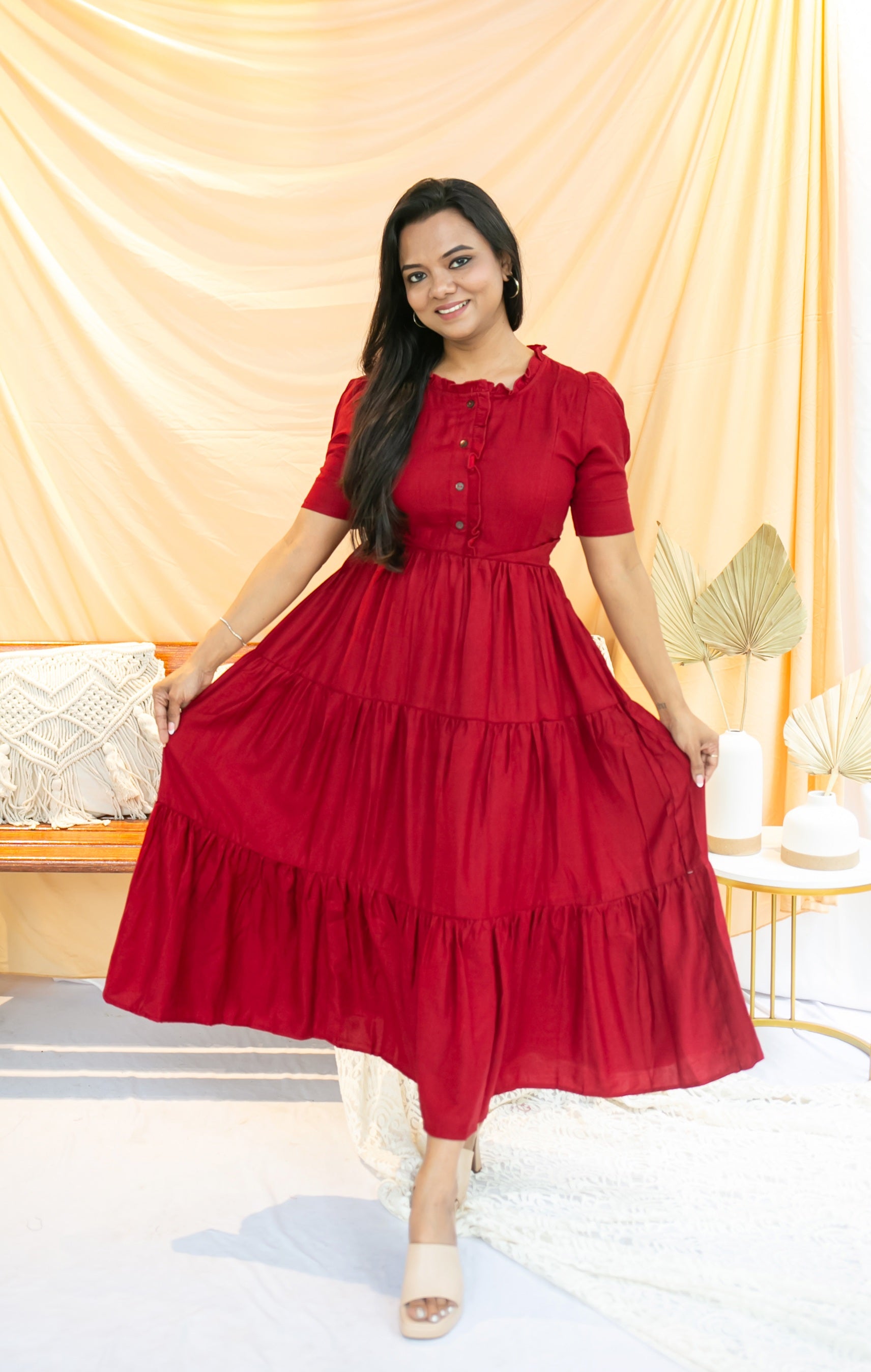 Moulin Rouge Maternity Feeding Dress