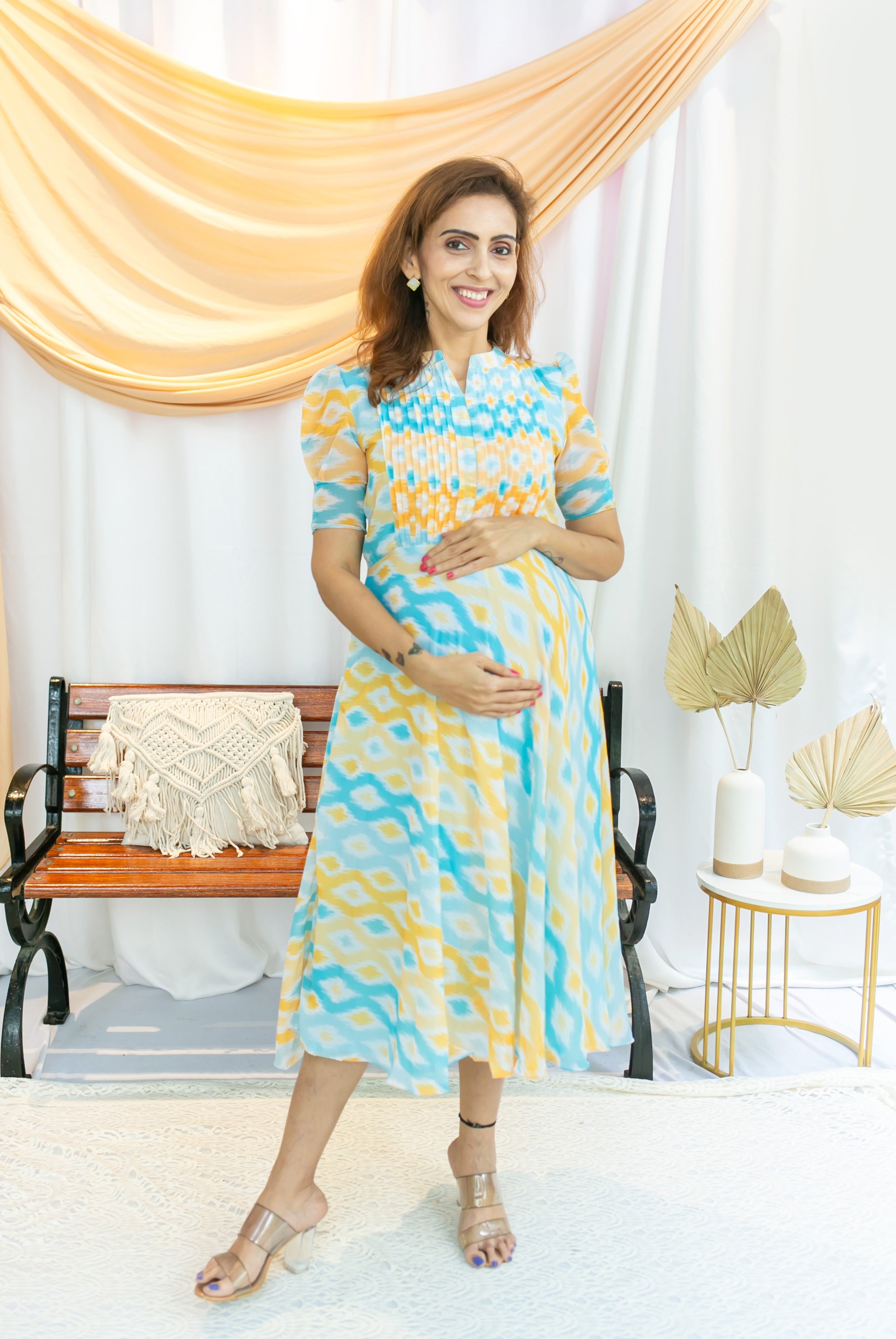 Marshmallow Maternity Feeding Dress