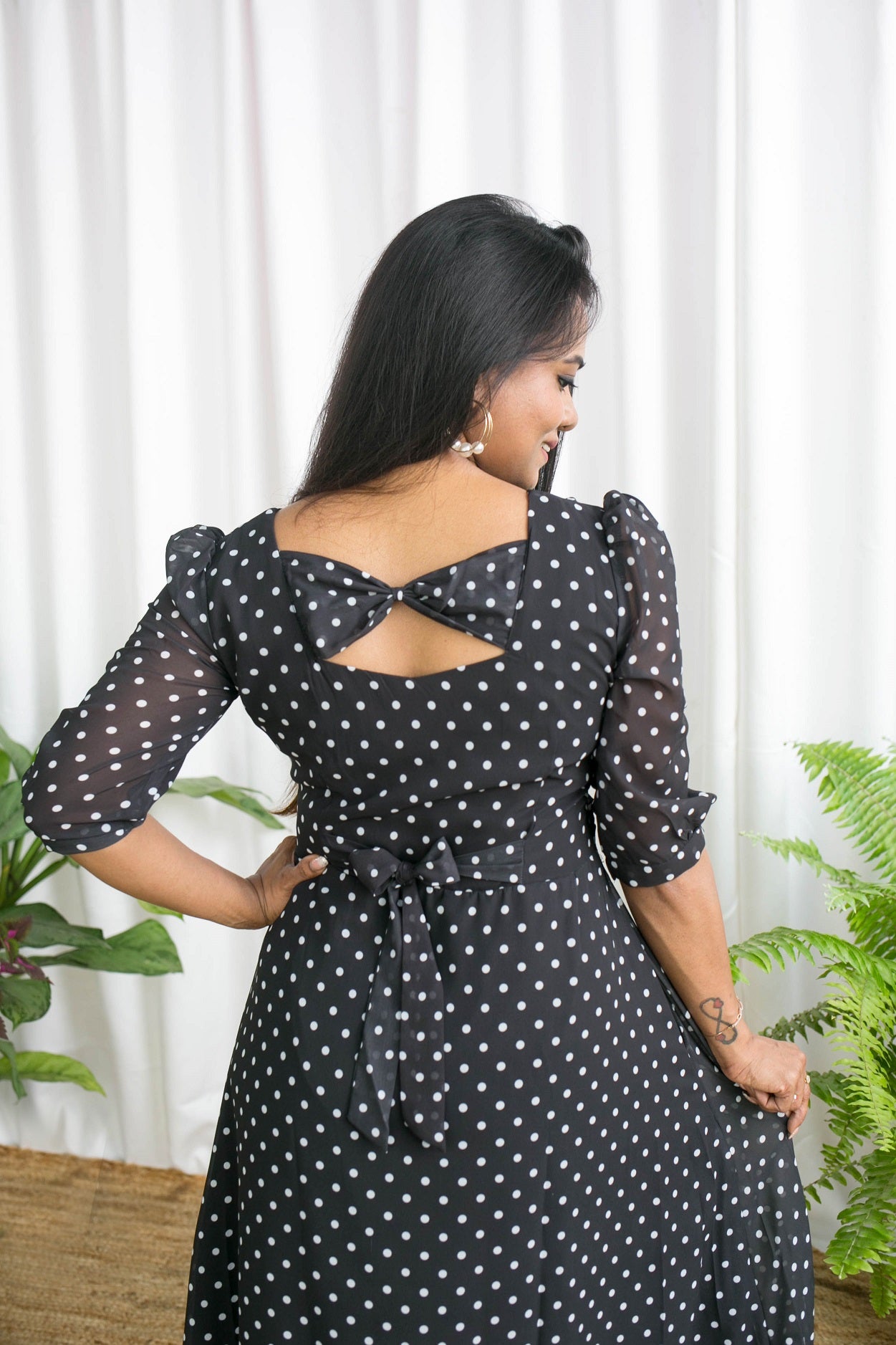 Polka pretty Maternity Feeding Dress