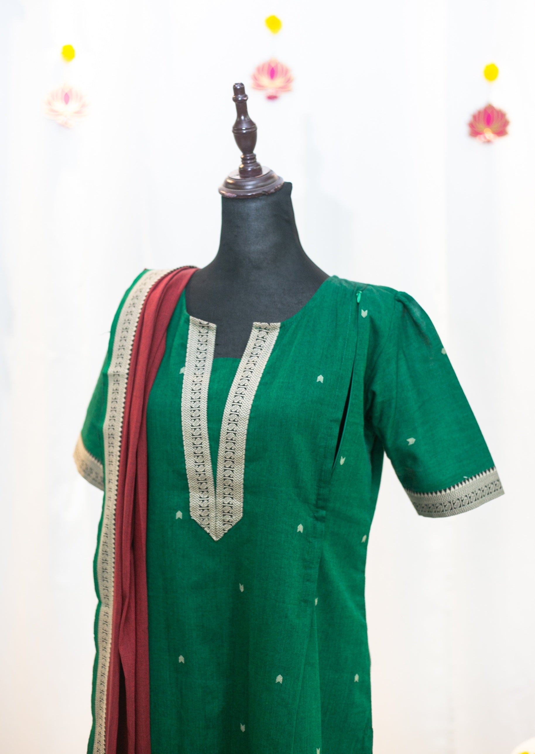 Emerald Gem Maternity Feeding Salwar Kameez
