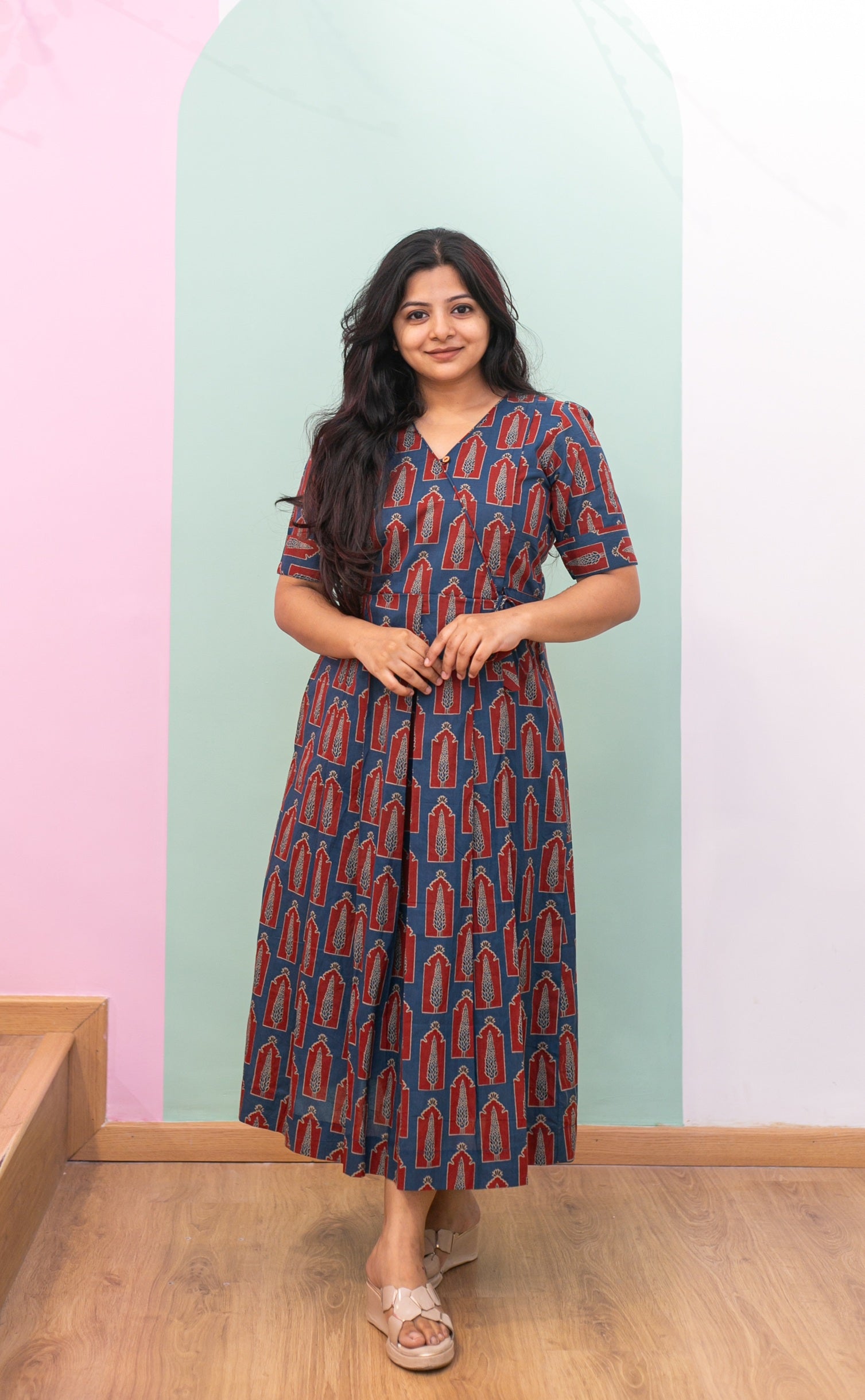 Neela Maternity Feeding Dress