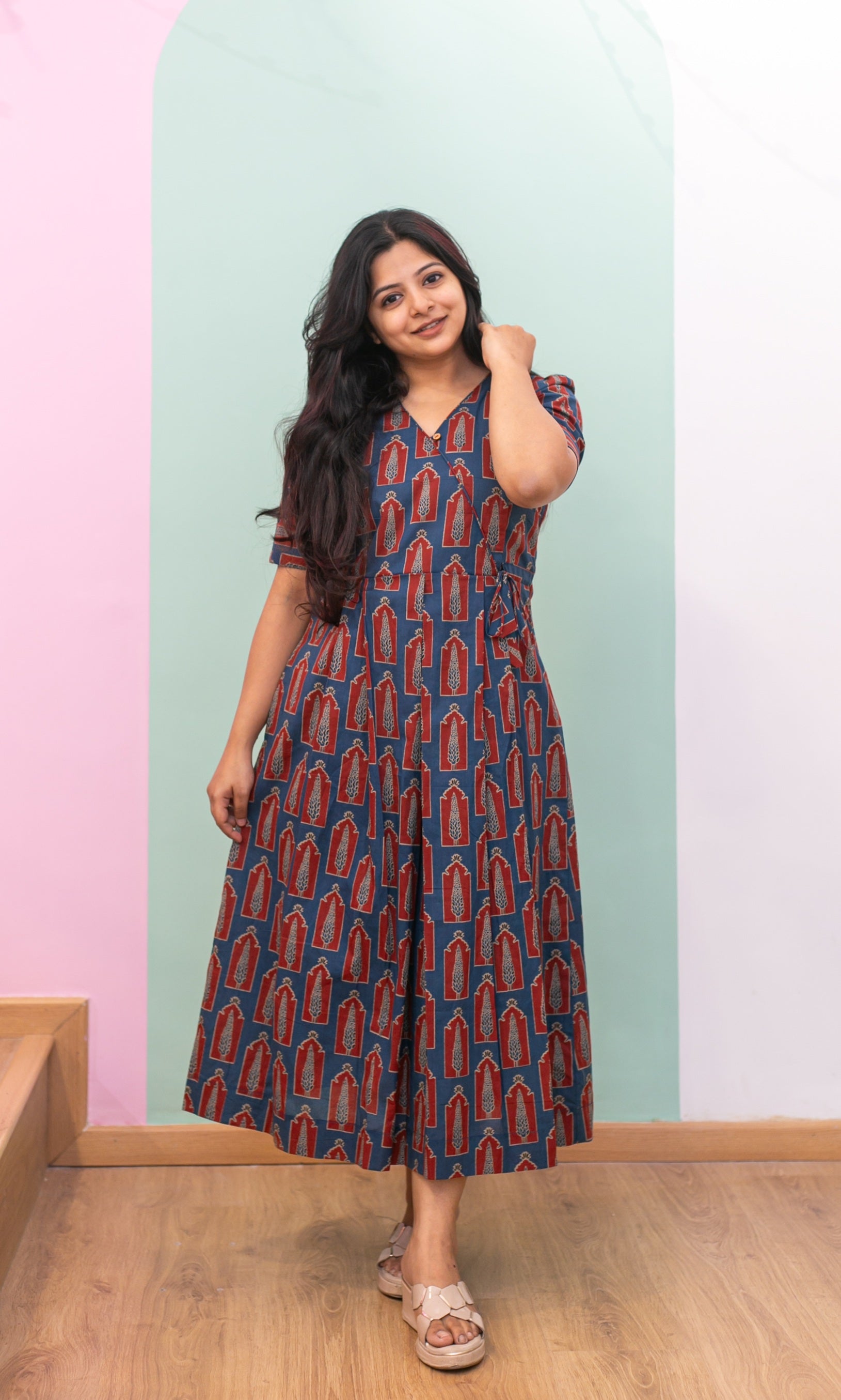 Neela Maternity Feeding Dress