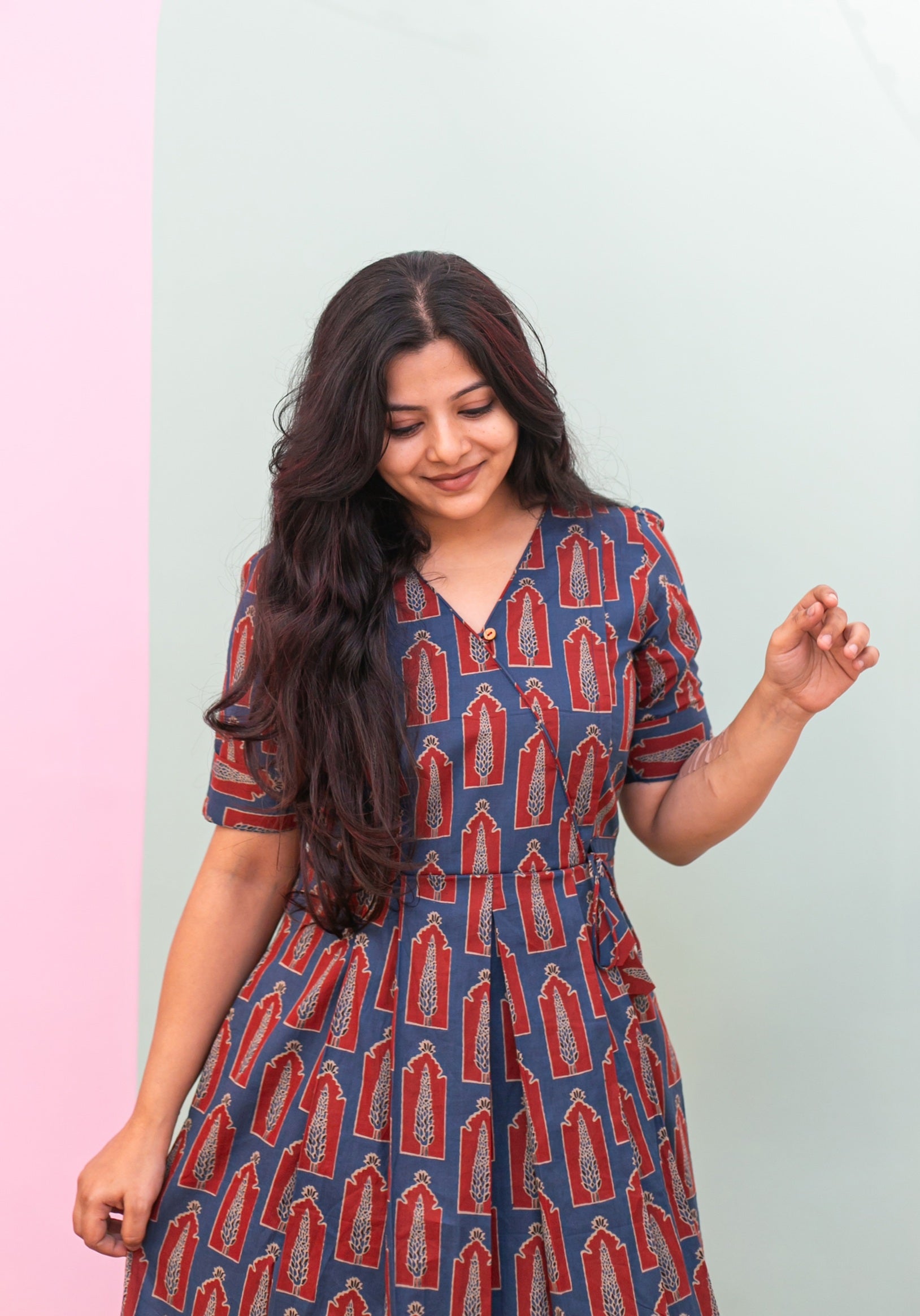 Neela Maternity Feeding Dress