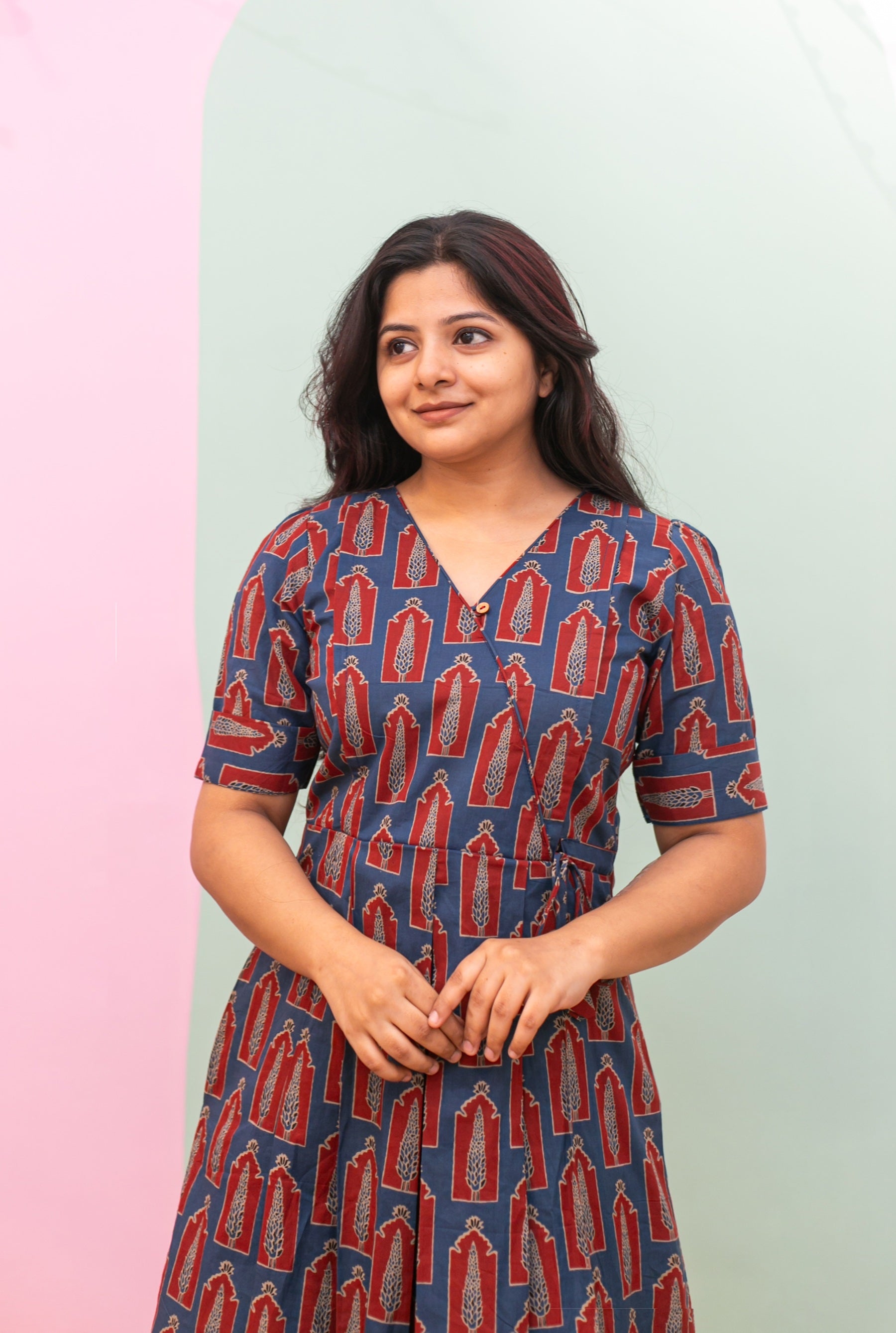 Neela Maternity Feeding Dress