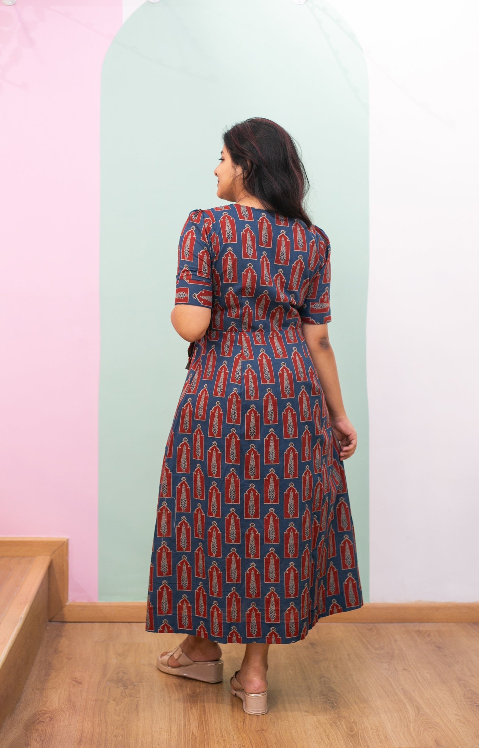 Neela Maternity Feeding Dress