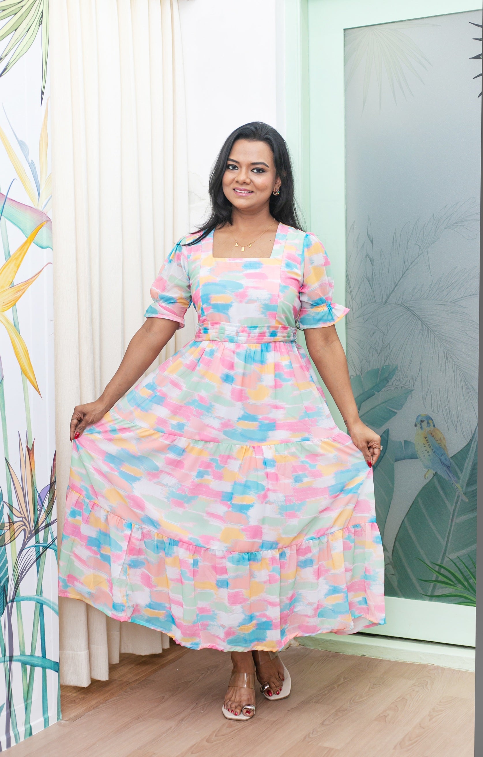 Sweet Heart Maternity Feeding Dress