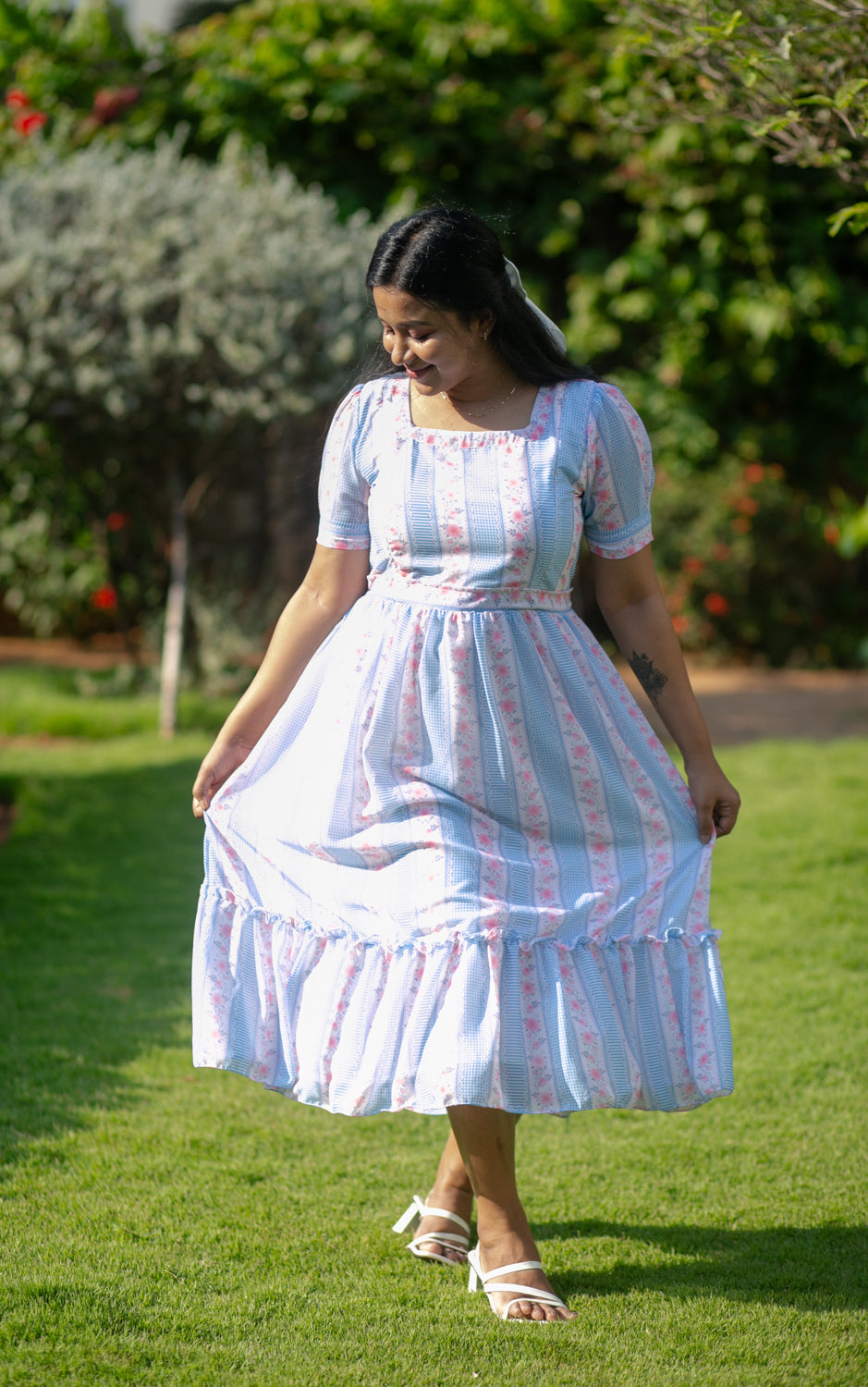 British Rose Maternity Feeding Dress