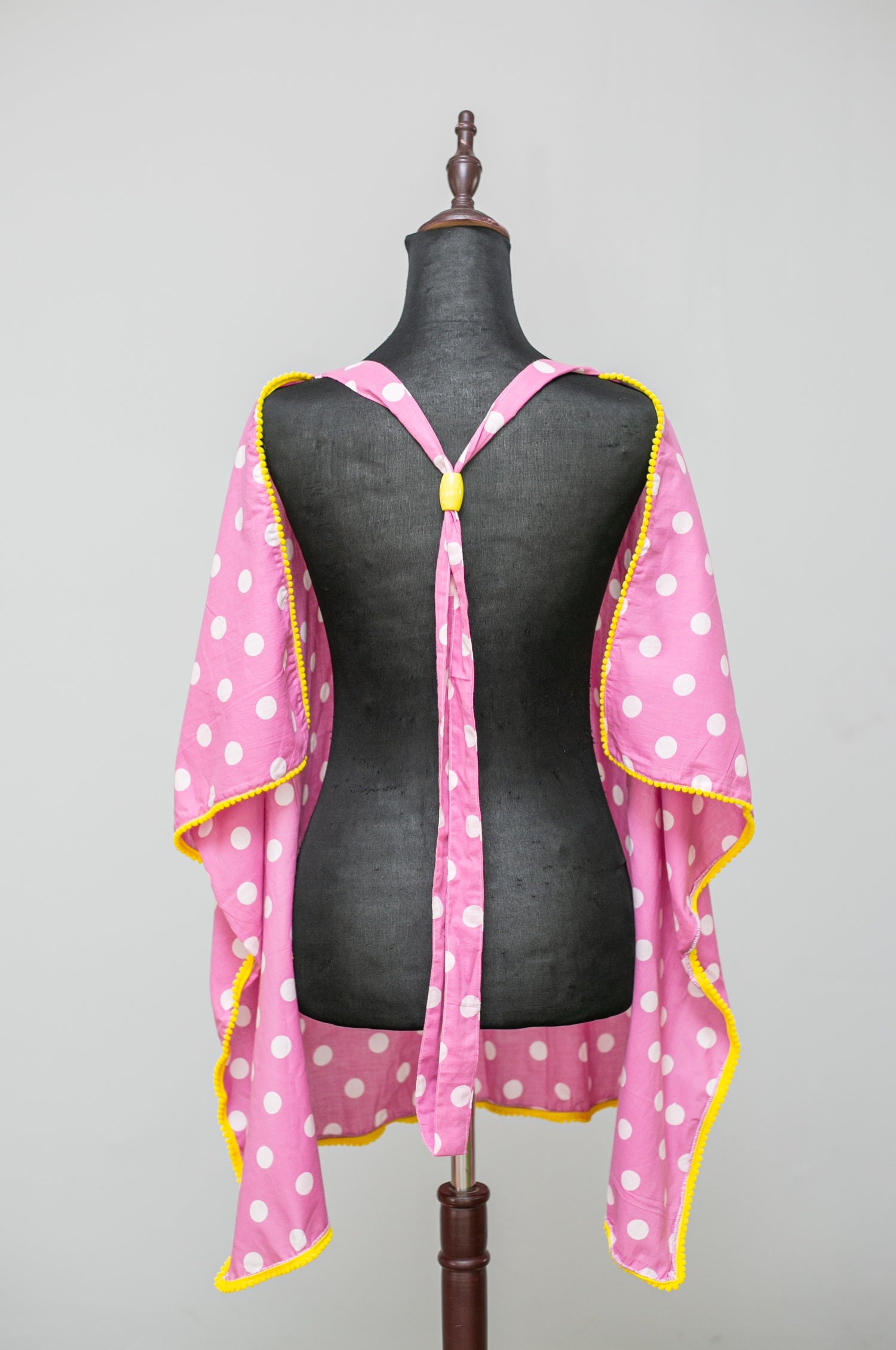 Pink Polka Feeding Apron