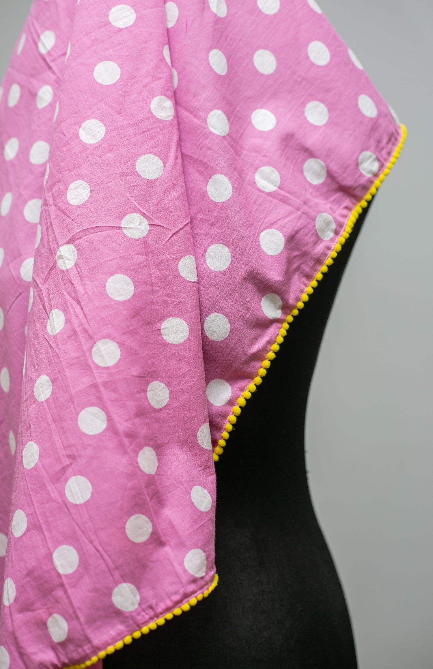 Pink Polka Feeding Apron