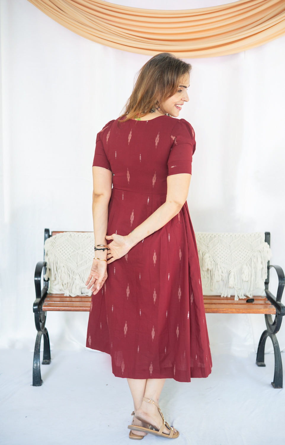 Garnet Maternity Feeding Dress