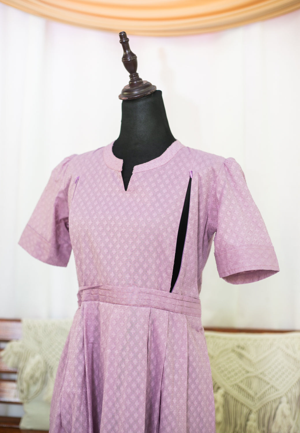 Purple Kiss Maternity feeding dress