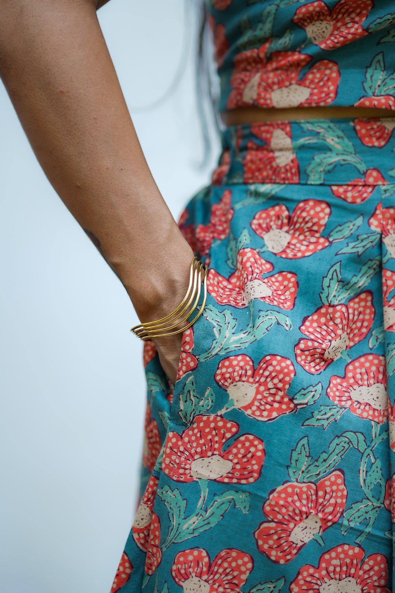 Wild Bloom Feeding Top and Skirt