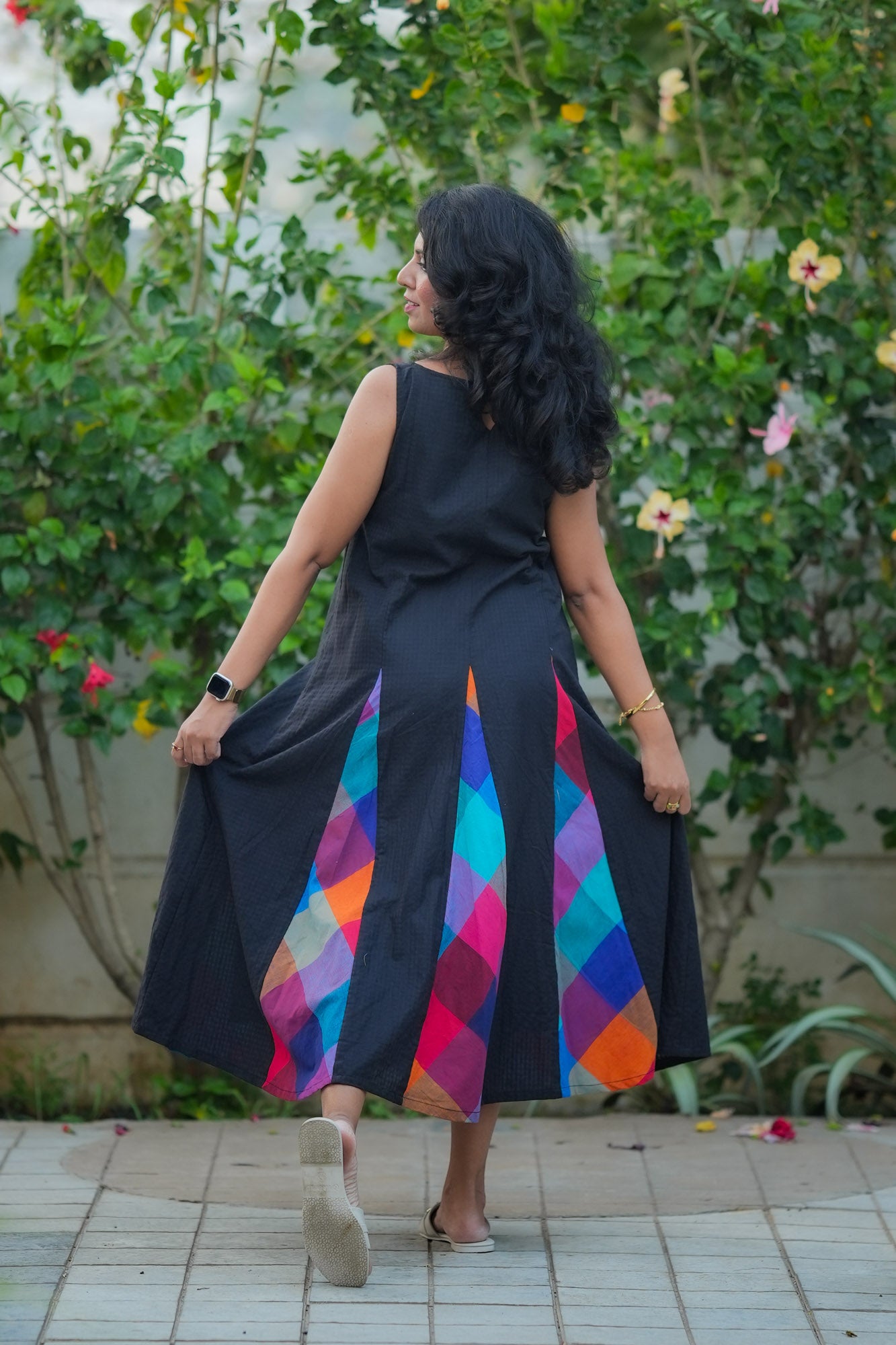Madras Flair Anarkali Dress (Non Maternity)