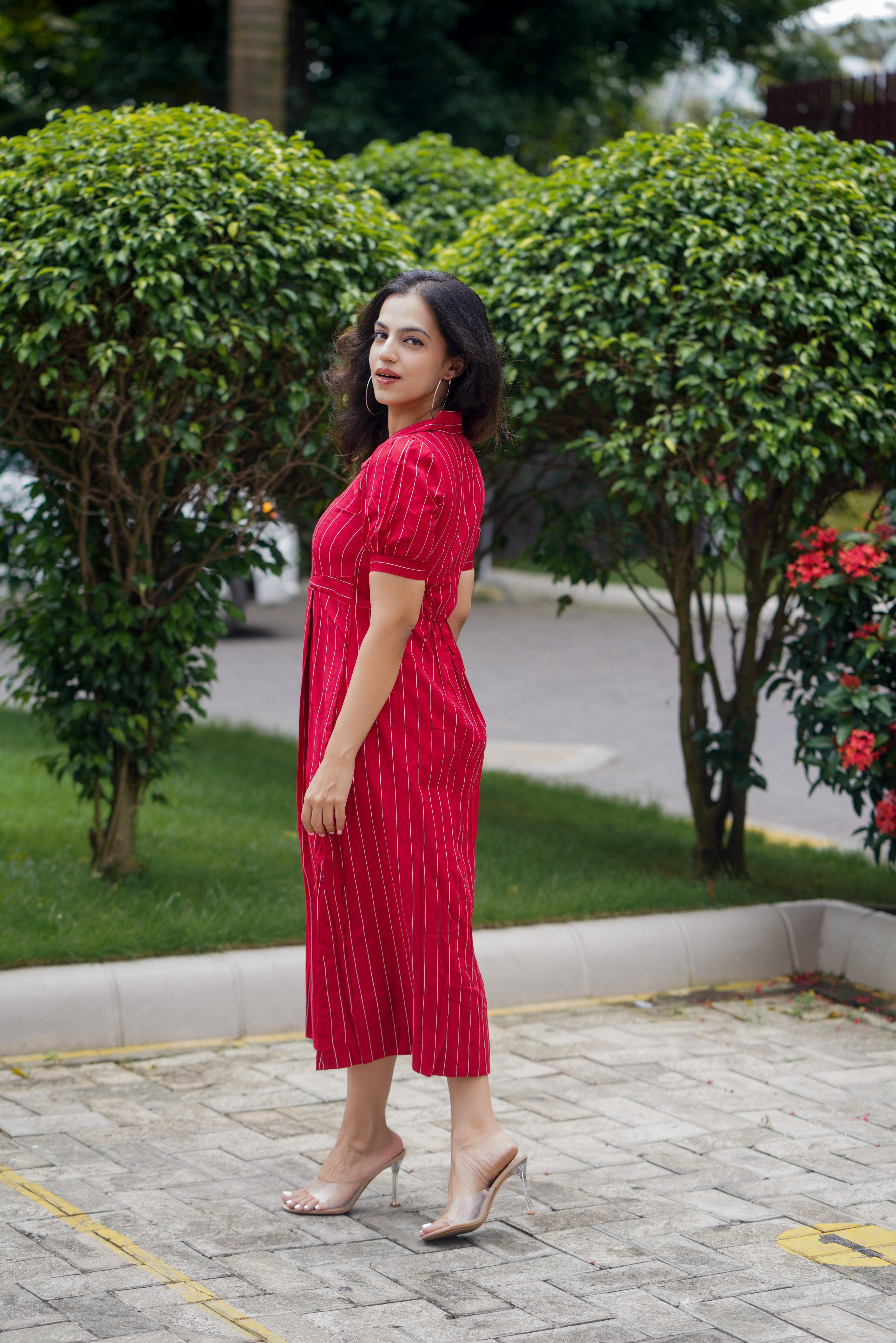Cherry Maternity Feeding Dress