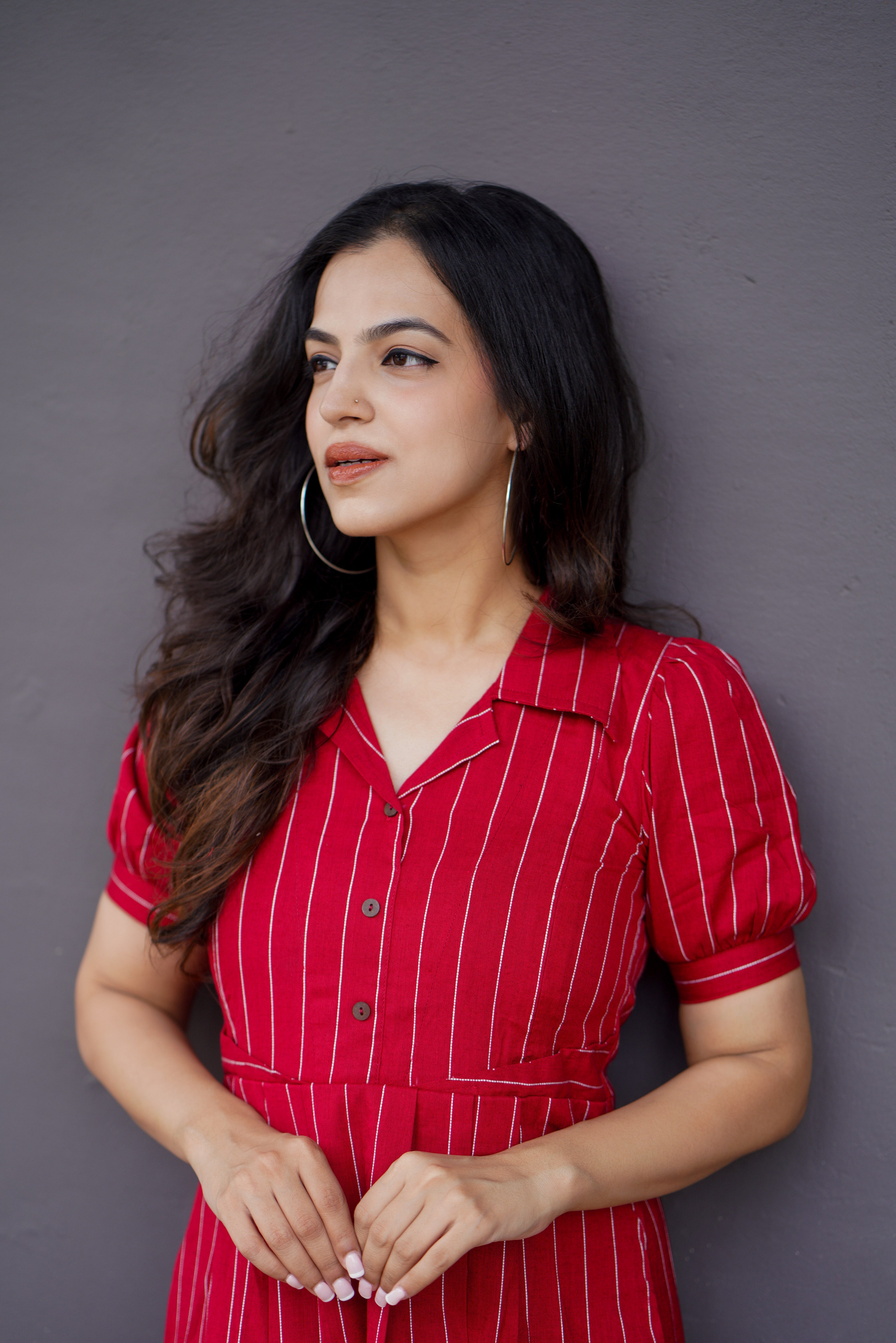 Cherry Maternity Feeding Dress