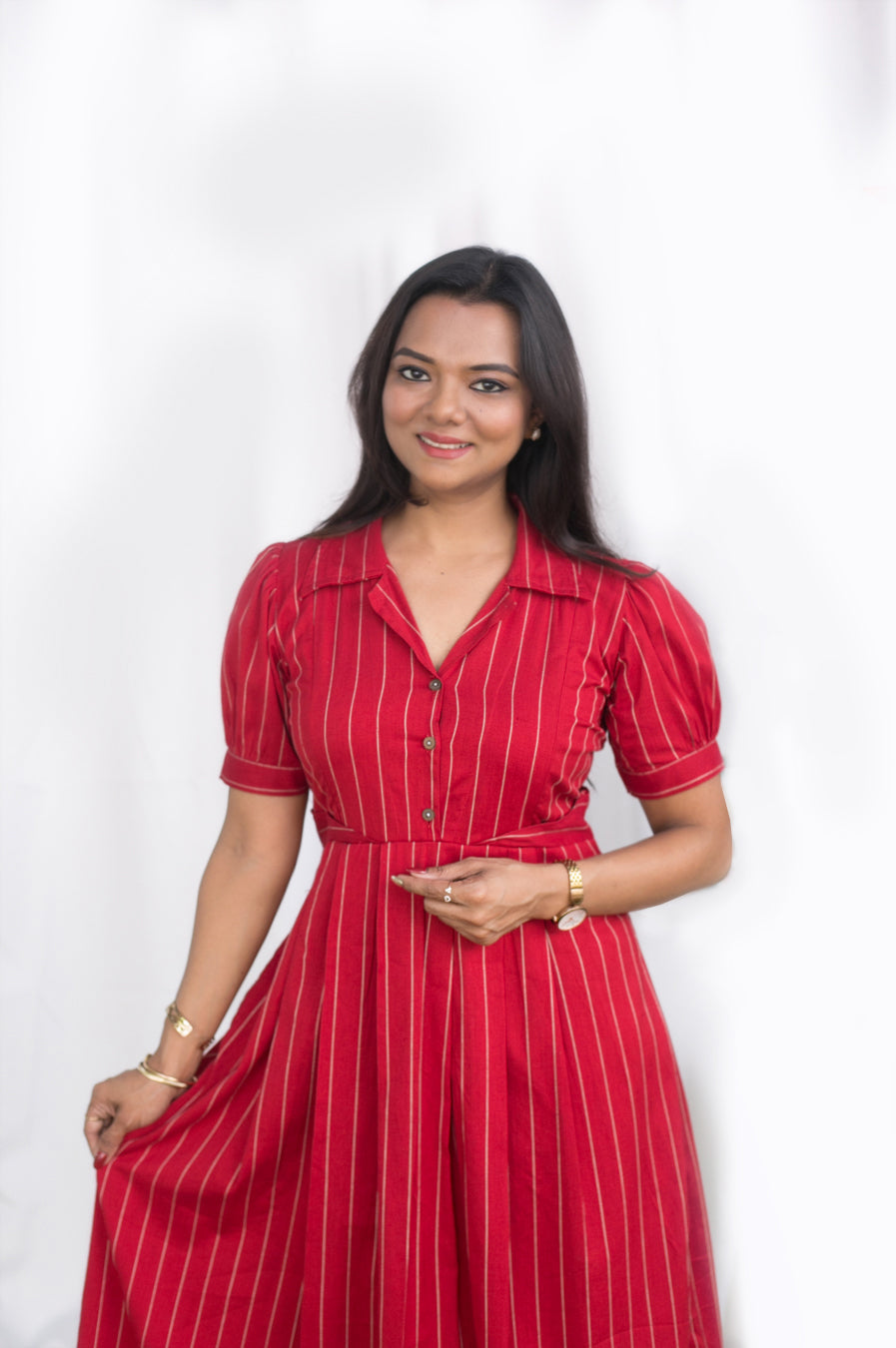 Cherry Maternity Feeding Dress