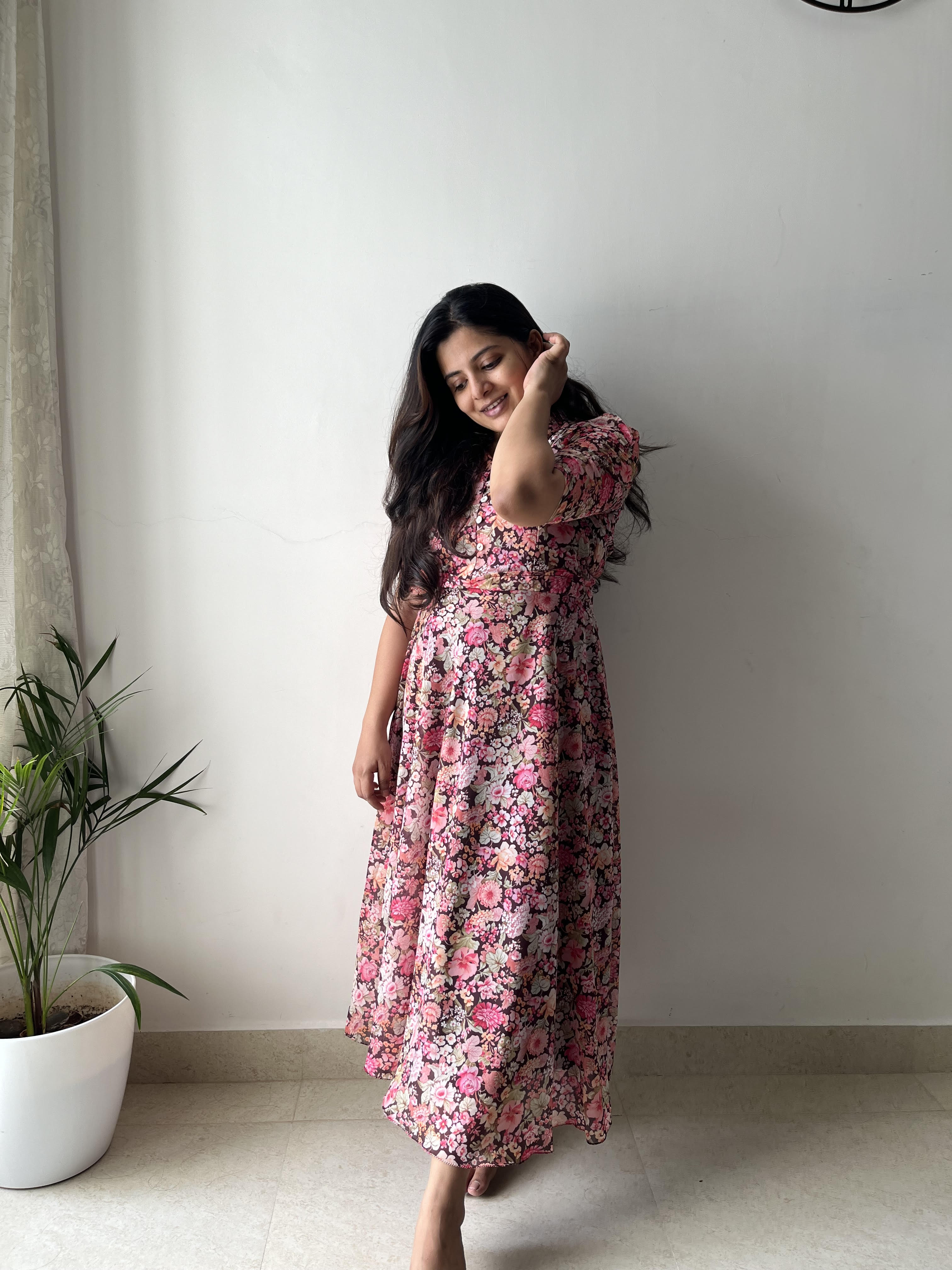 Lovita maternity feeding dress