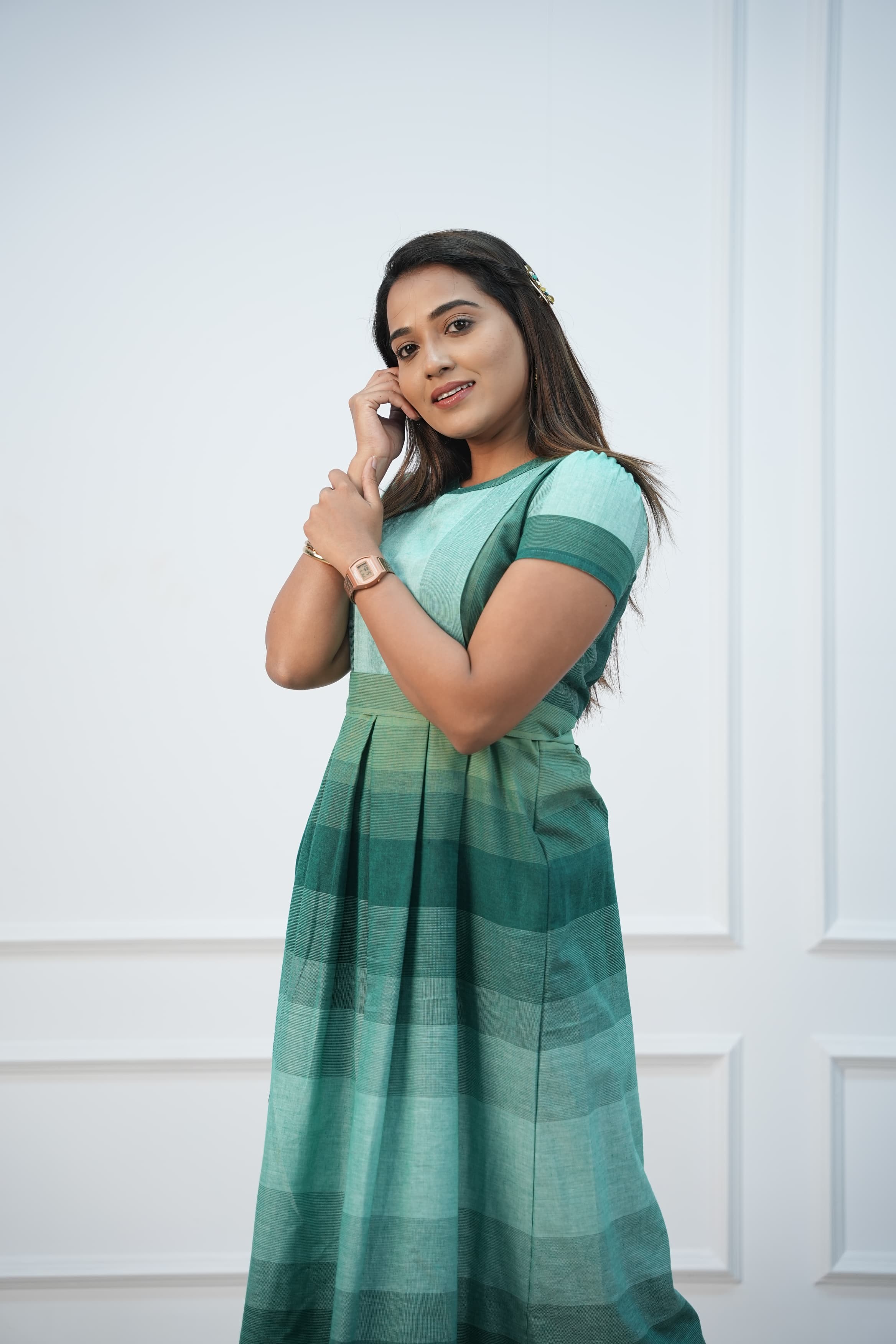Mint Cooler Maternity Feeding Dress