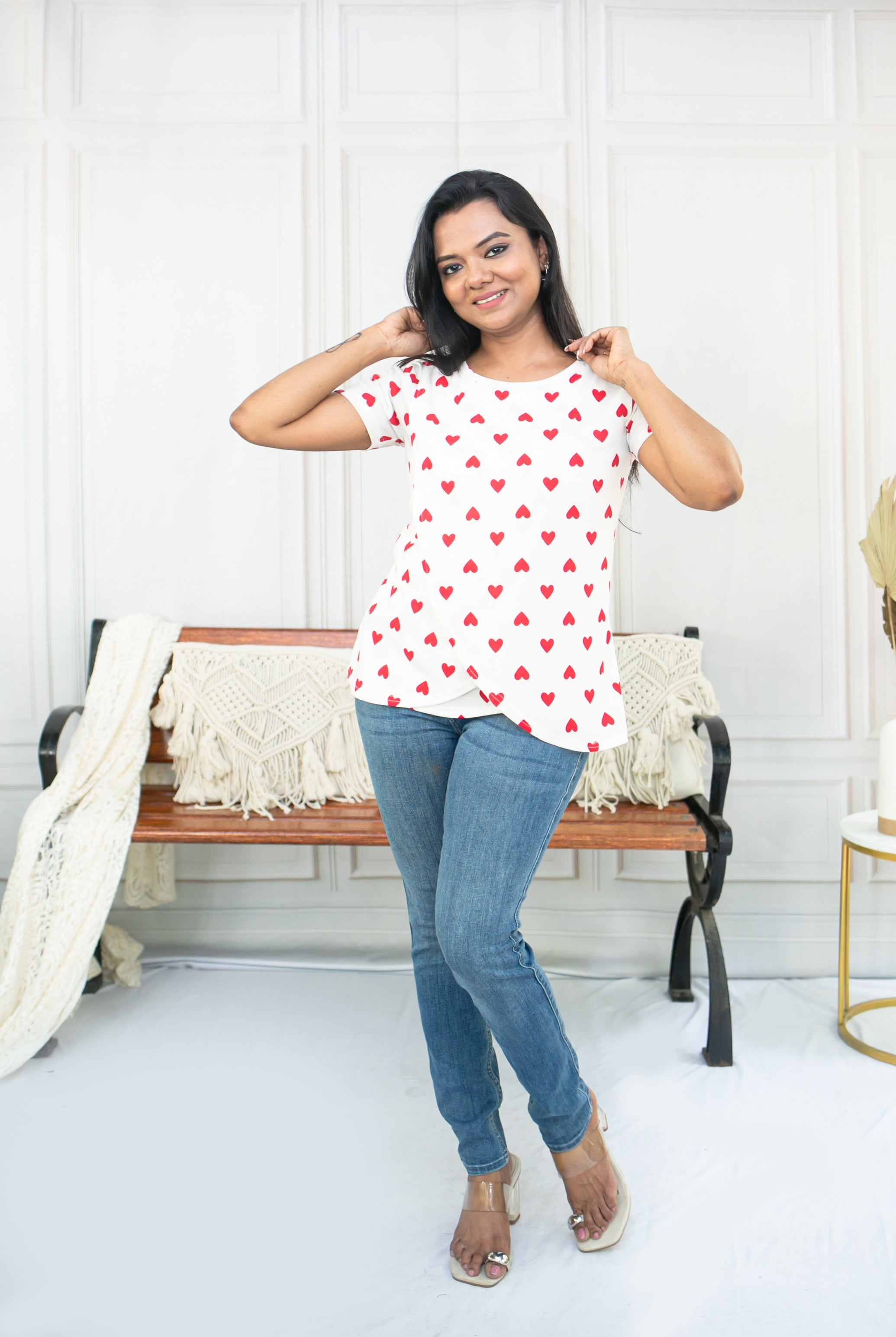 Wrapped in love zipless Feeding T-Shirt