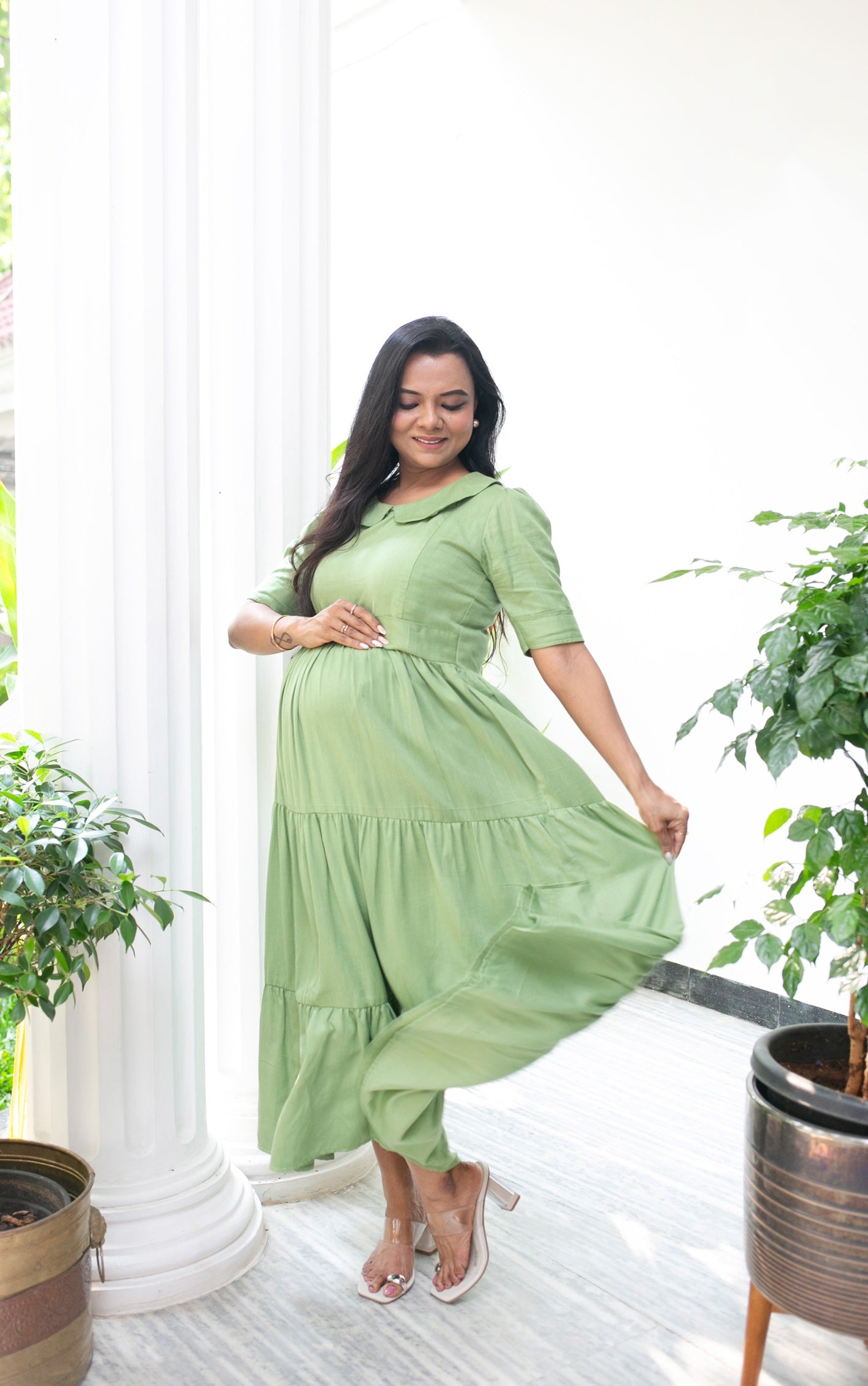 Glow Maternity Feeding Dress