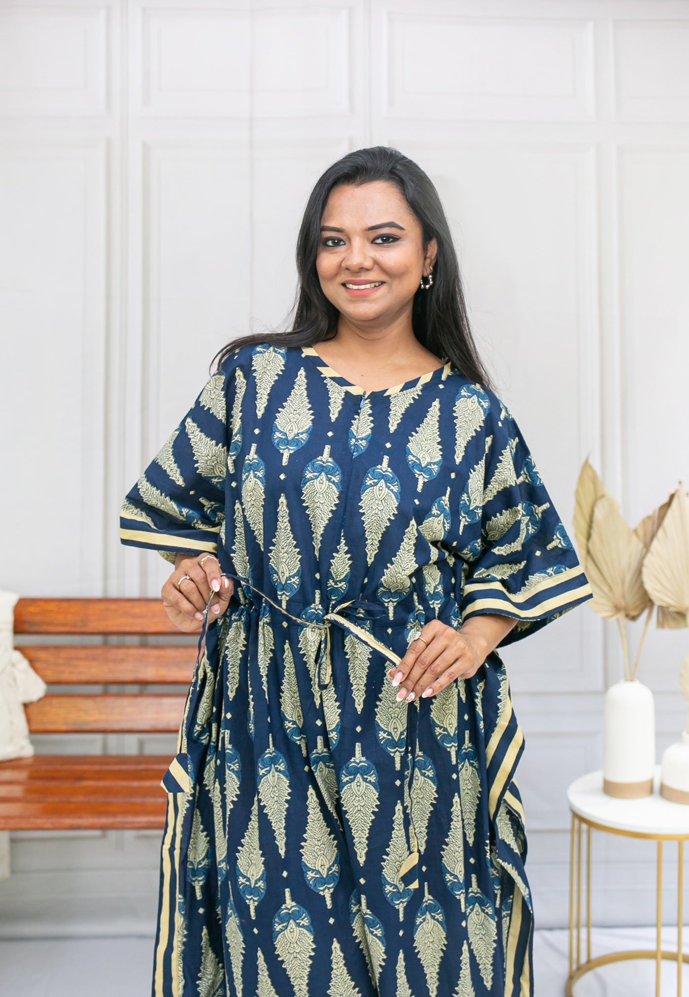 Blue Line Feeding Kaftan