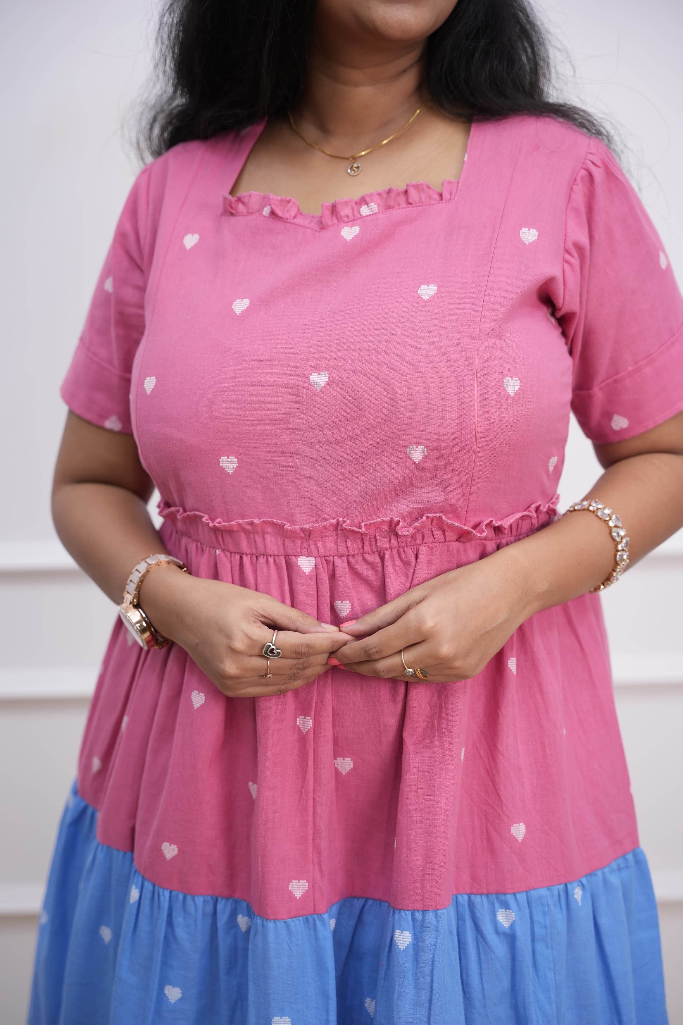 Colour Carnival Maternity Feeding Frock