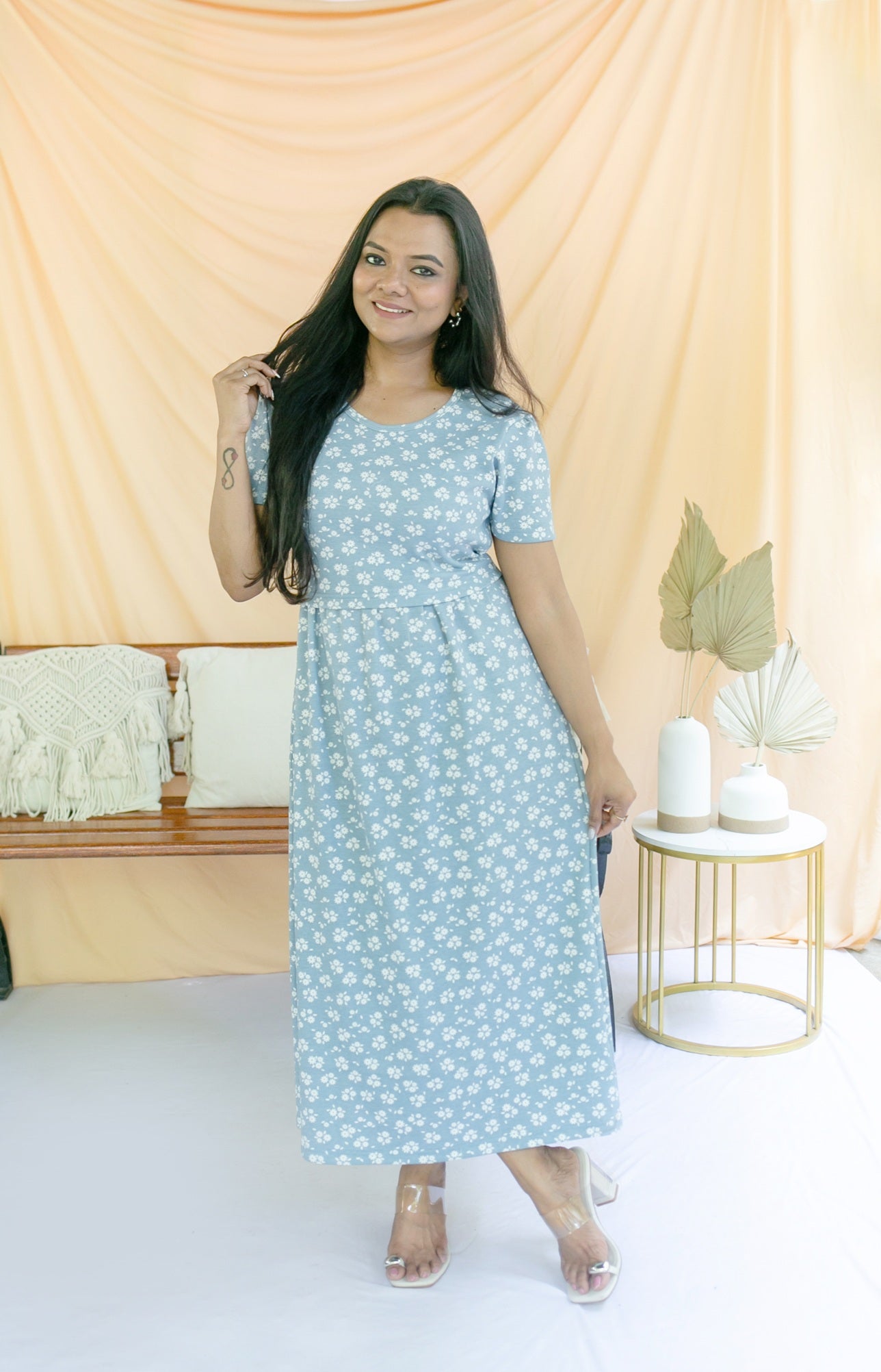 Moments of Bloom Zipless Dress