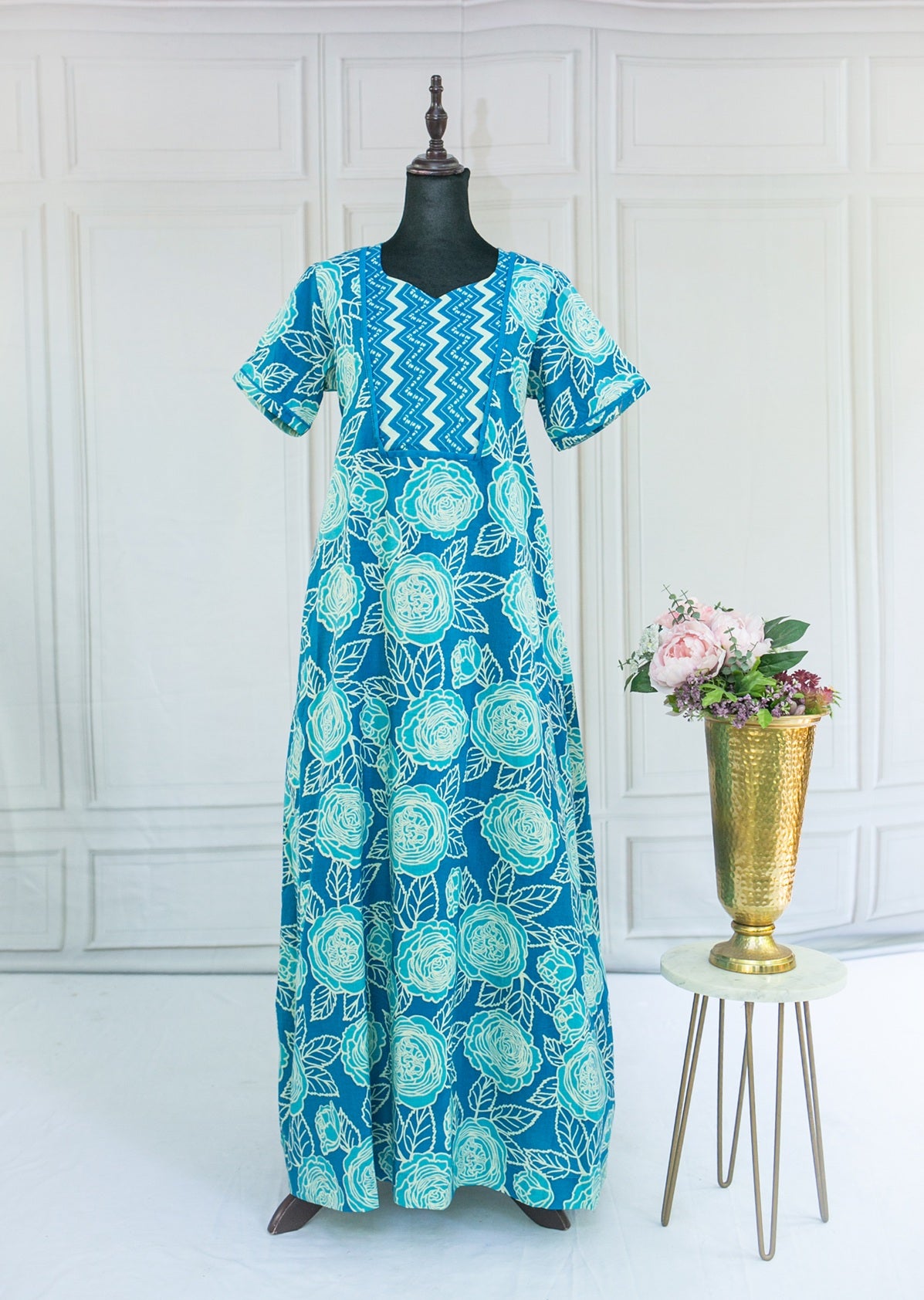 Twilight Bloom Night gown Side zips