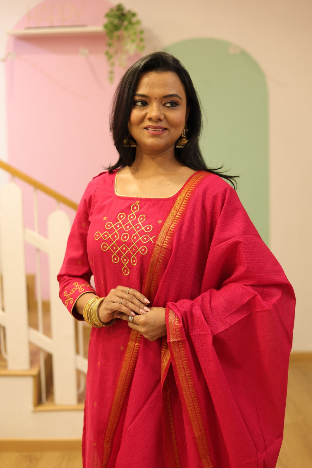 Anbhu Maternity Feeding Salwar Set