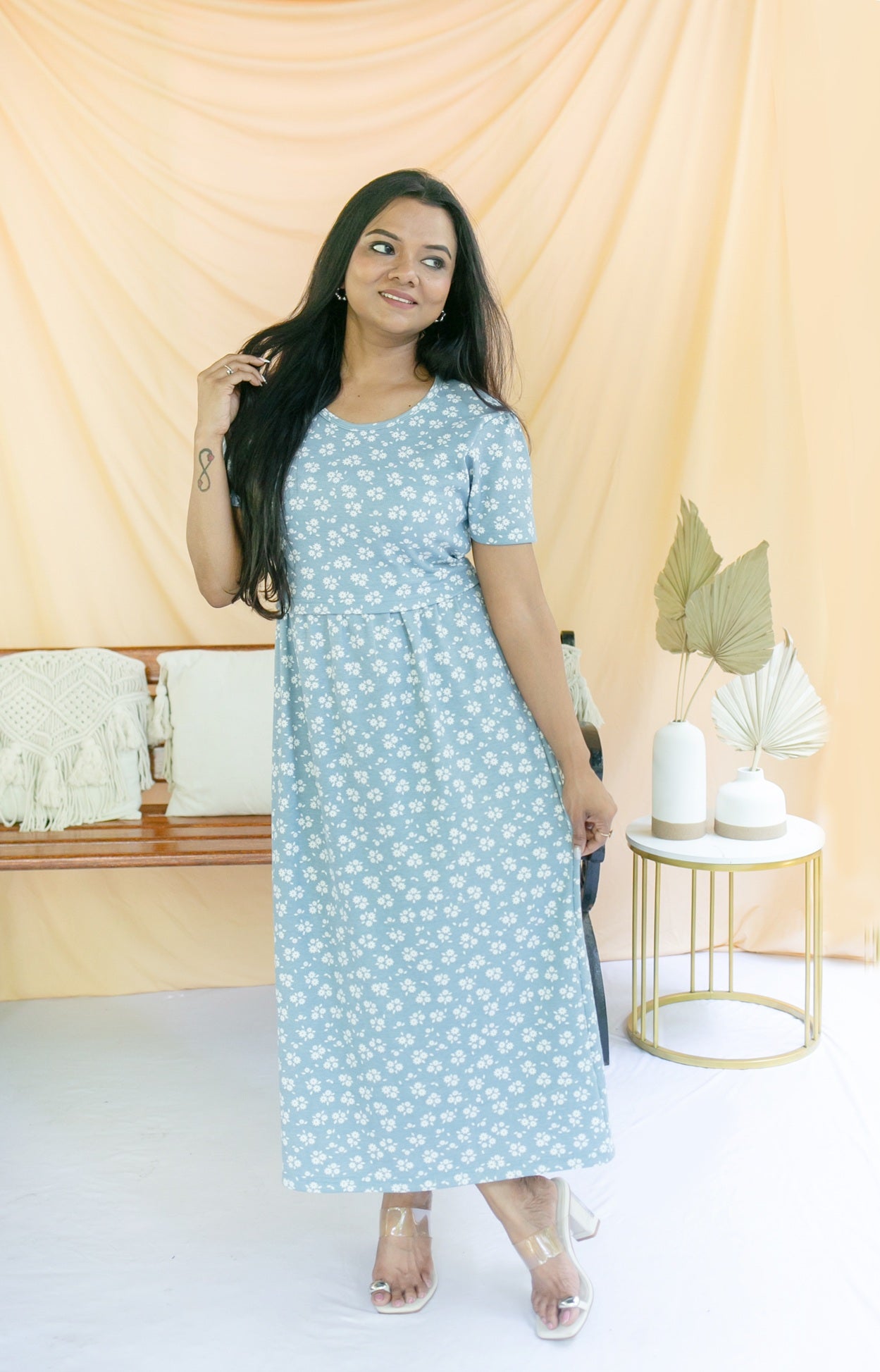 Moments of Bloom Zipless Dress