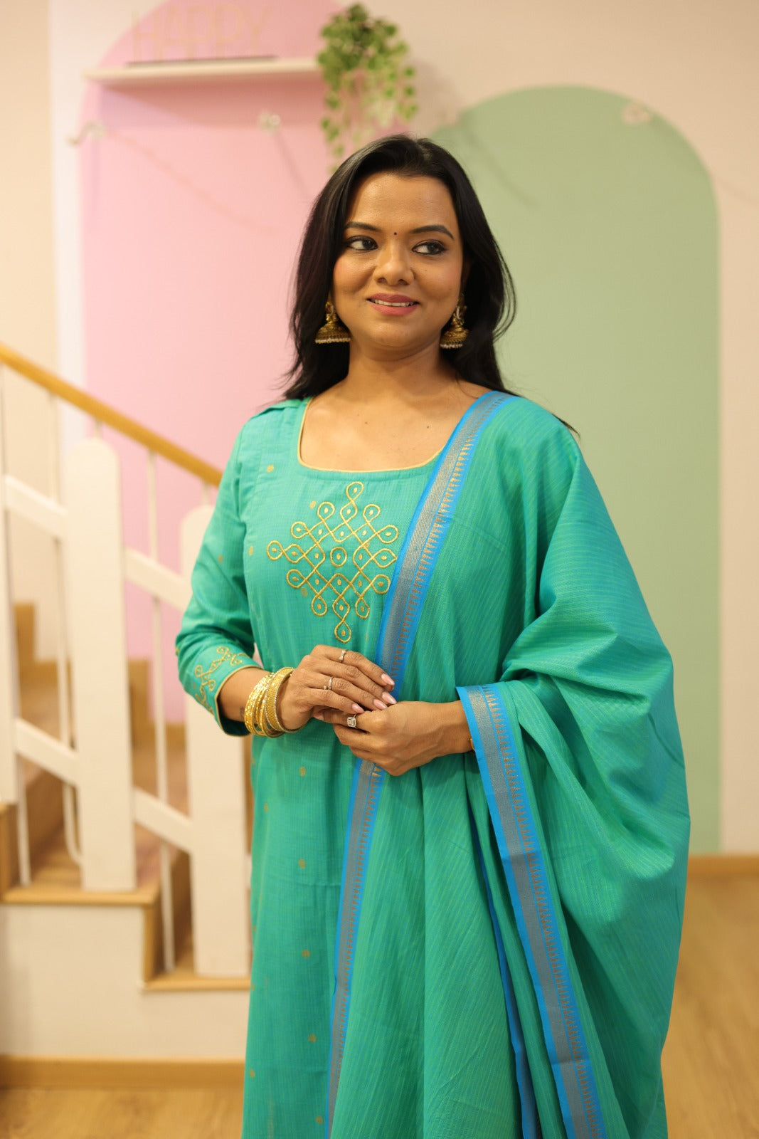 Alagu Maternity Feeding Salwar Set