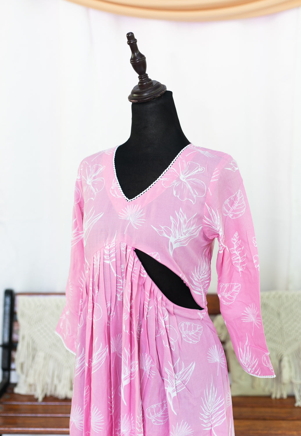 Pink ishq Maternity Feeding dress