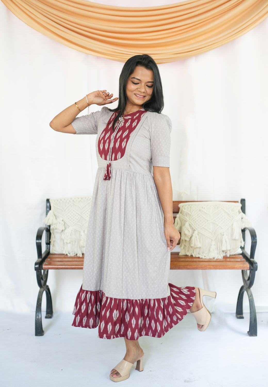 Grey Matter Maternity Feeding Dress