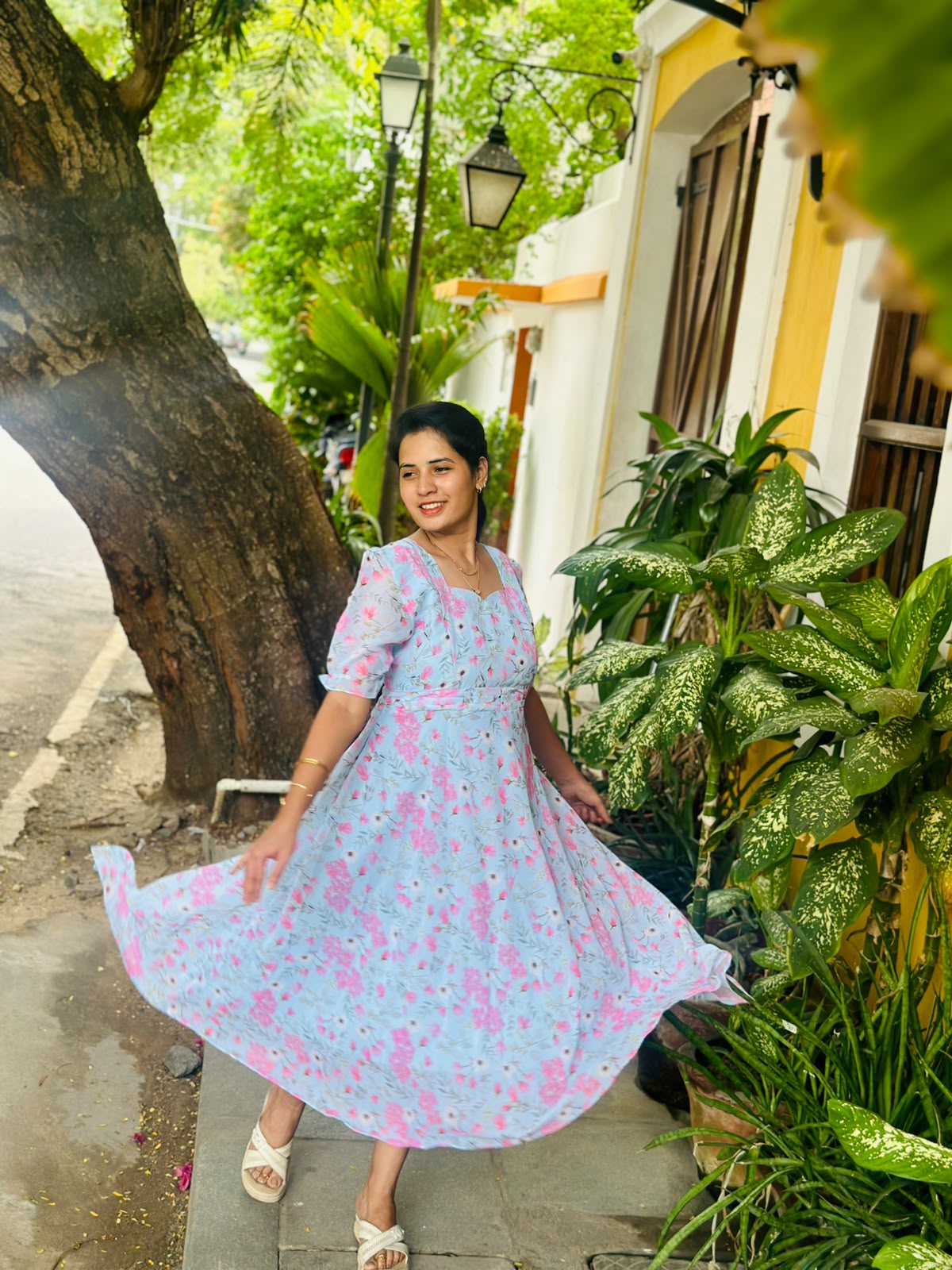 Sky is the Limit Maternity Feeding Dress