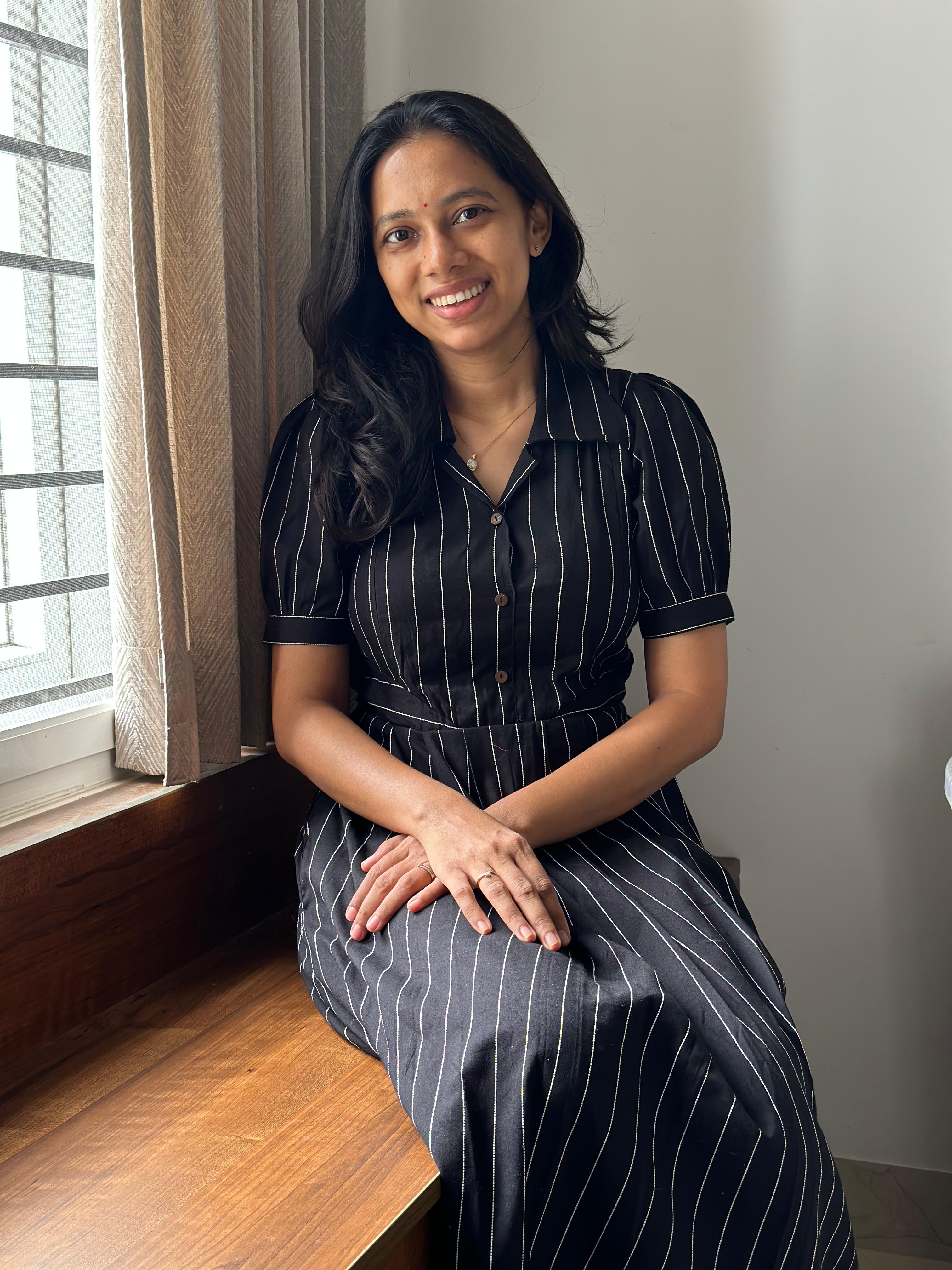 Black Coffee Maternity Feeding Dress