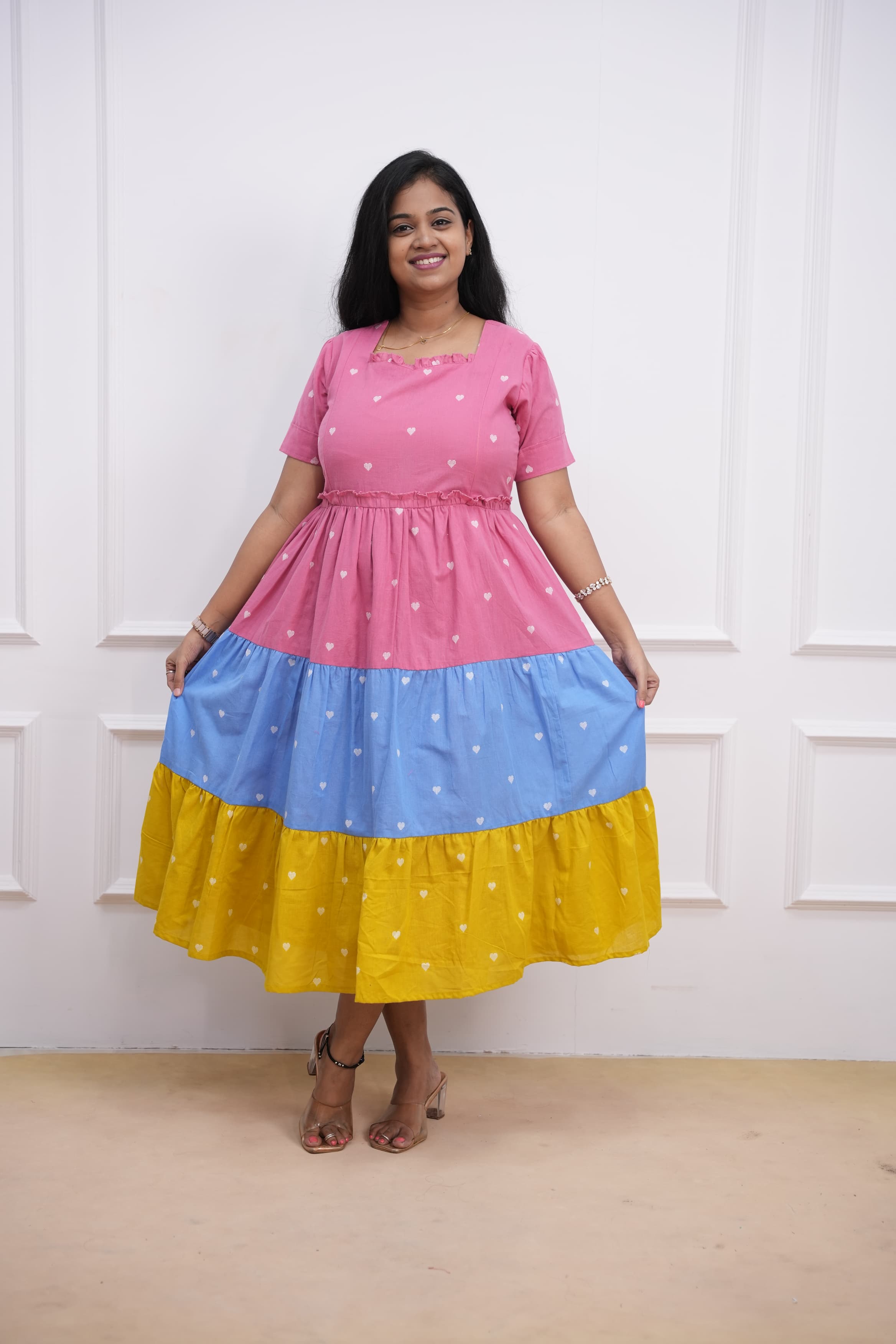 Colour Carnival Maternity Feeding Frock