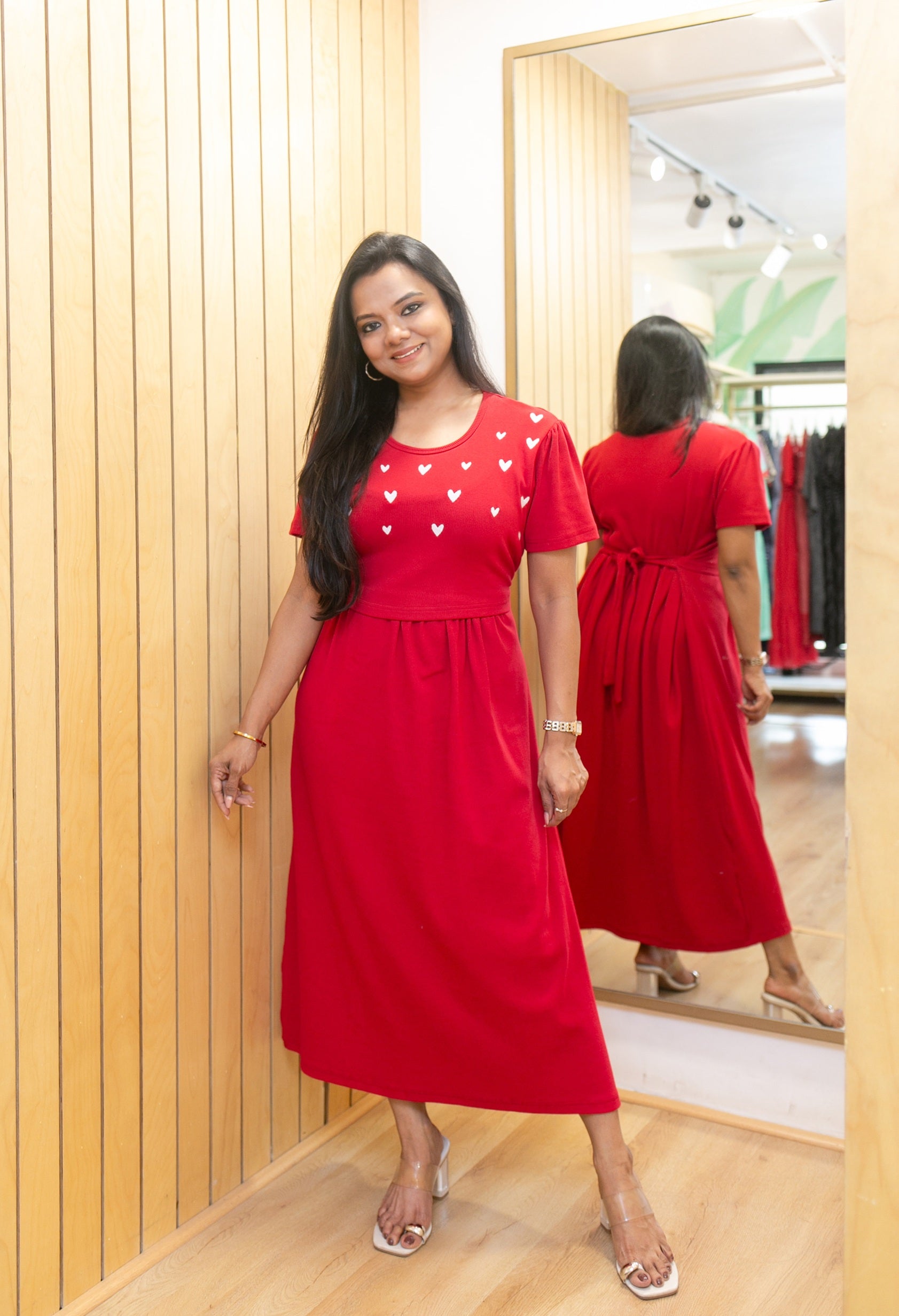 Sweet Heart Zipless Feeding Frock