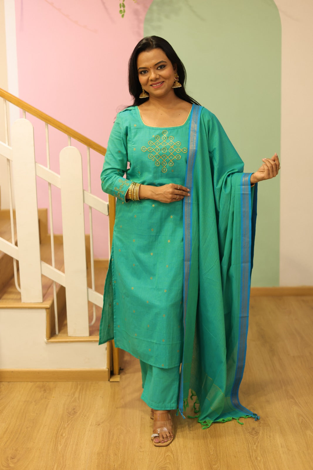 Alagu Maternity Feeding Salwar Set