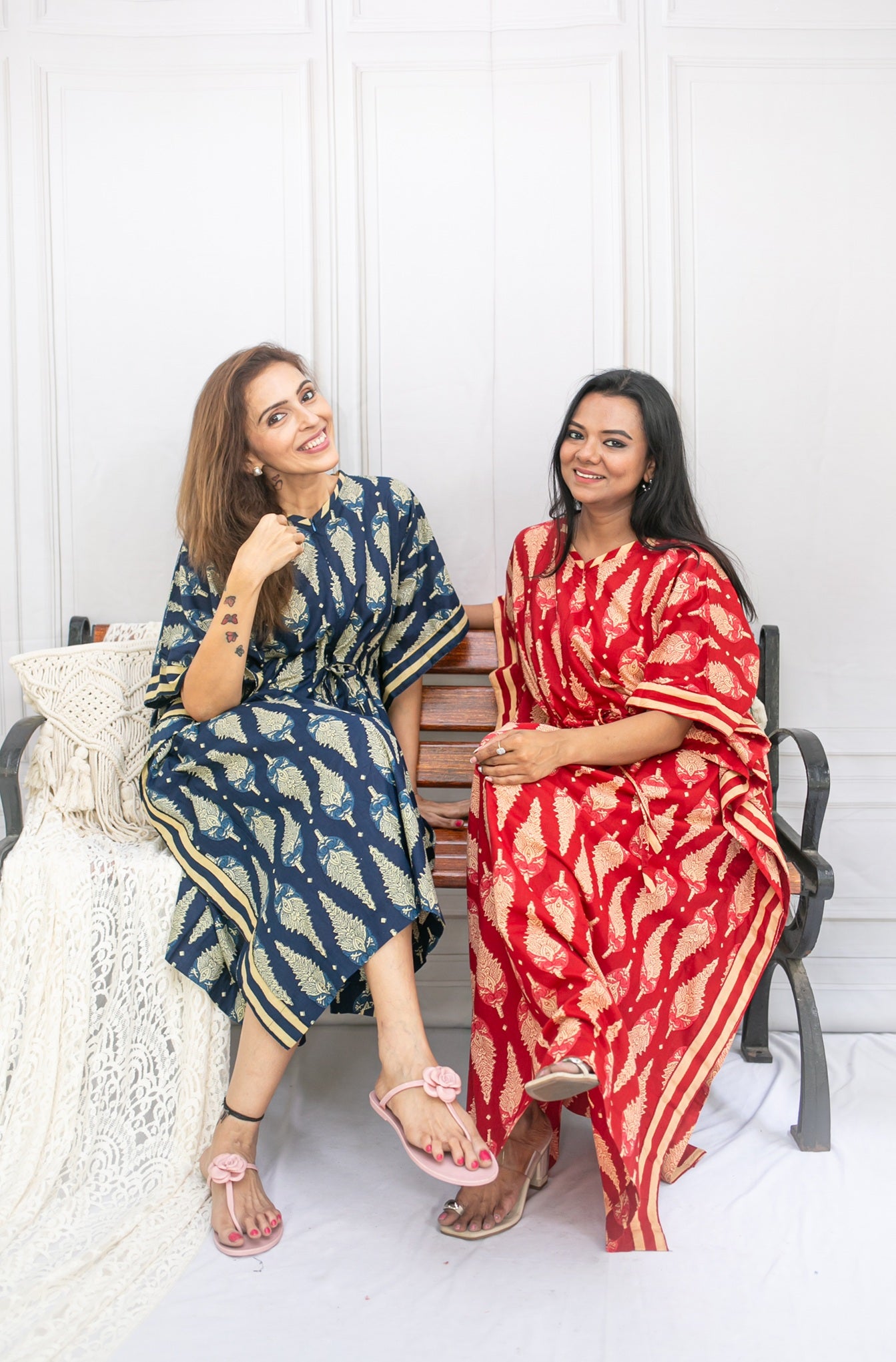 Blue Line Feeding Kaftan