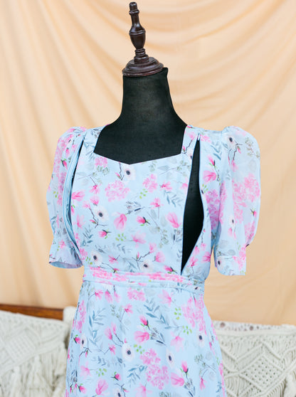 Sky is the Limit Maternity Feeding Dress