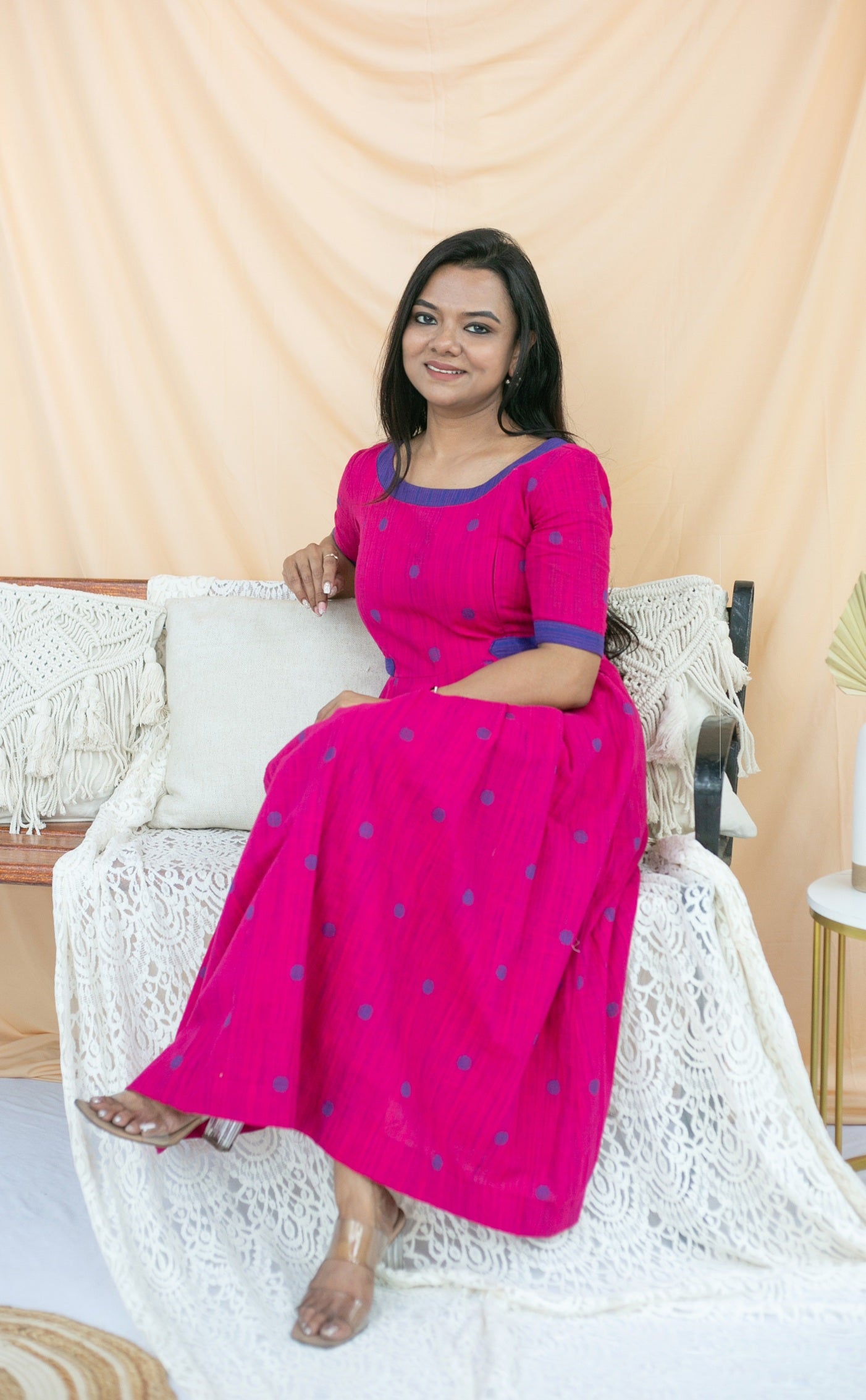 Pink Poppins Maternity Feeding Dress