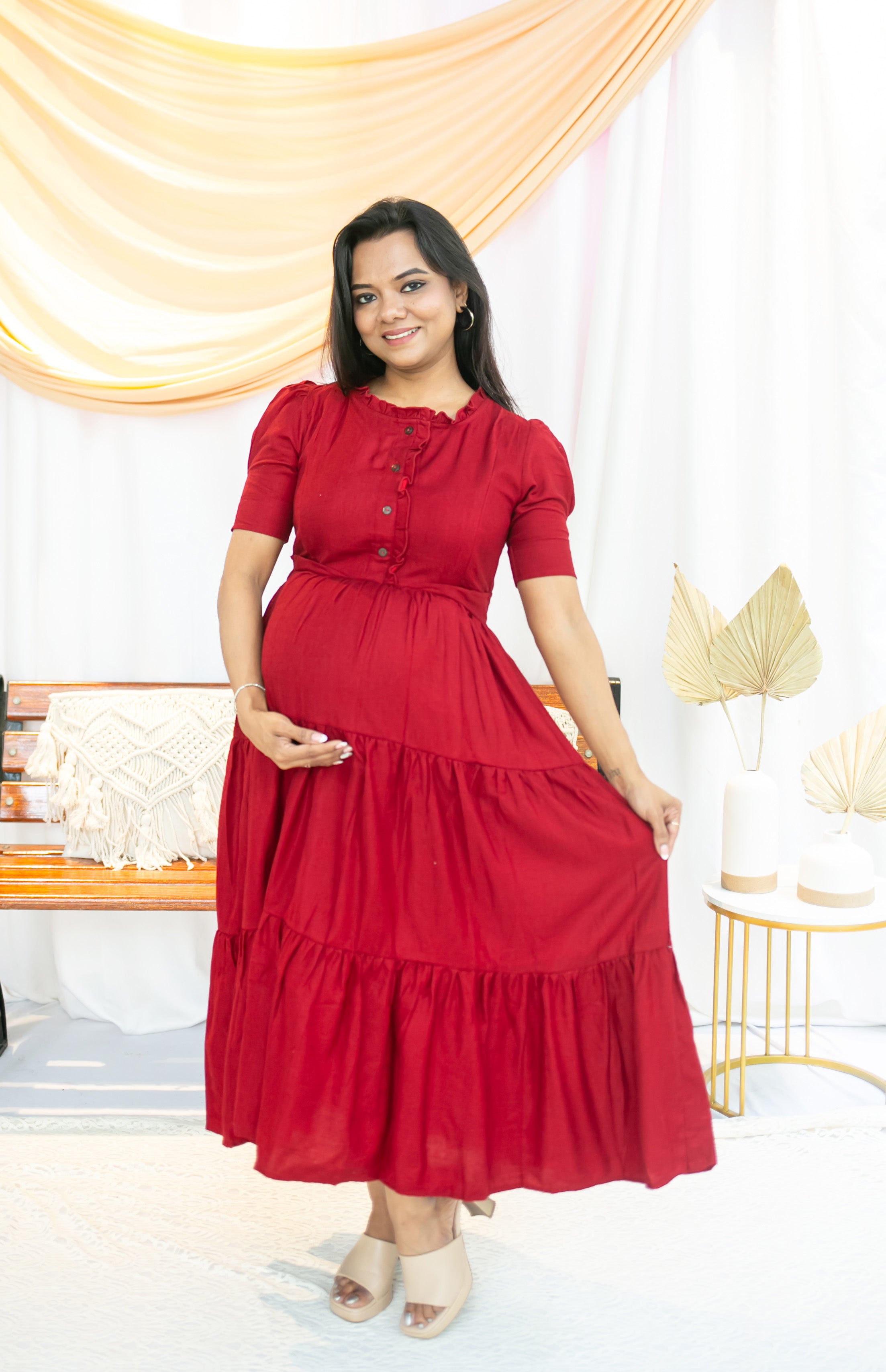 Moulin Rouge Maternity Feeding Dress