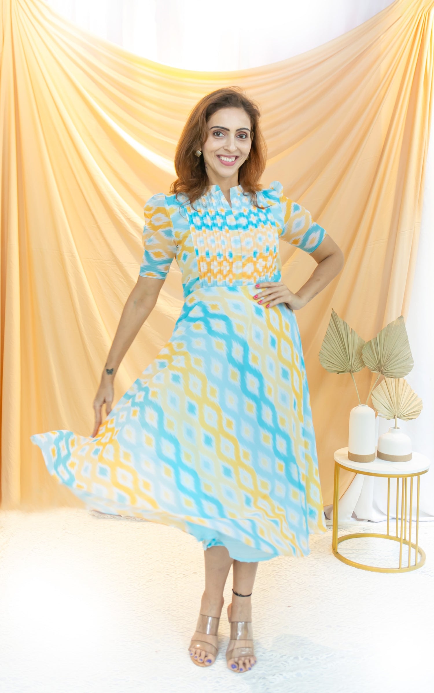 Marshmallow Maternity Feeding  Dress