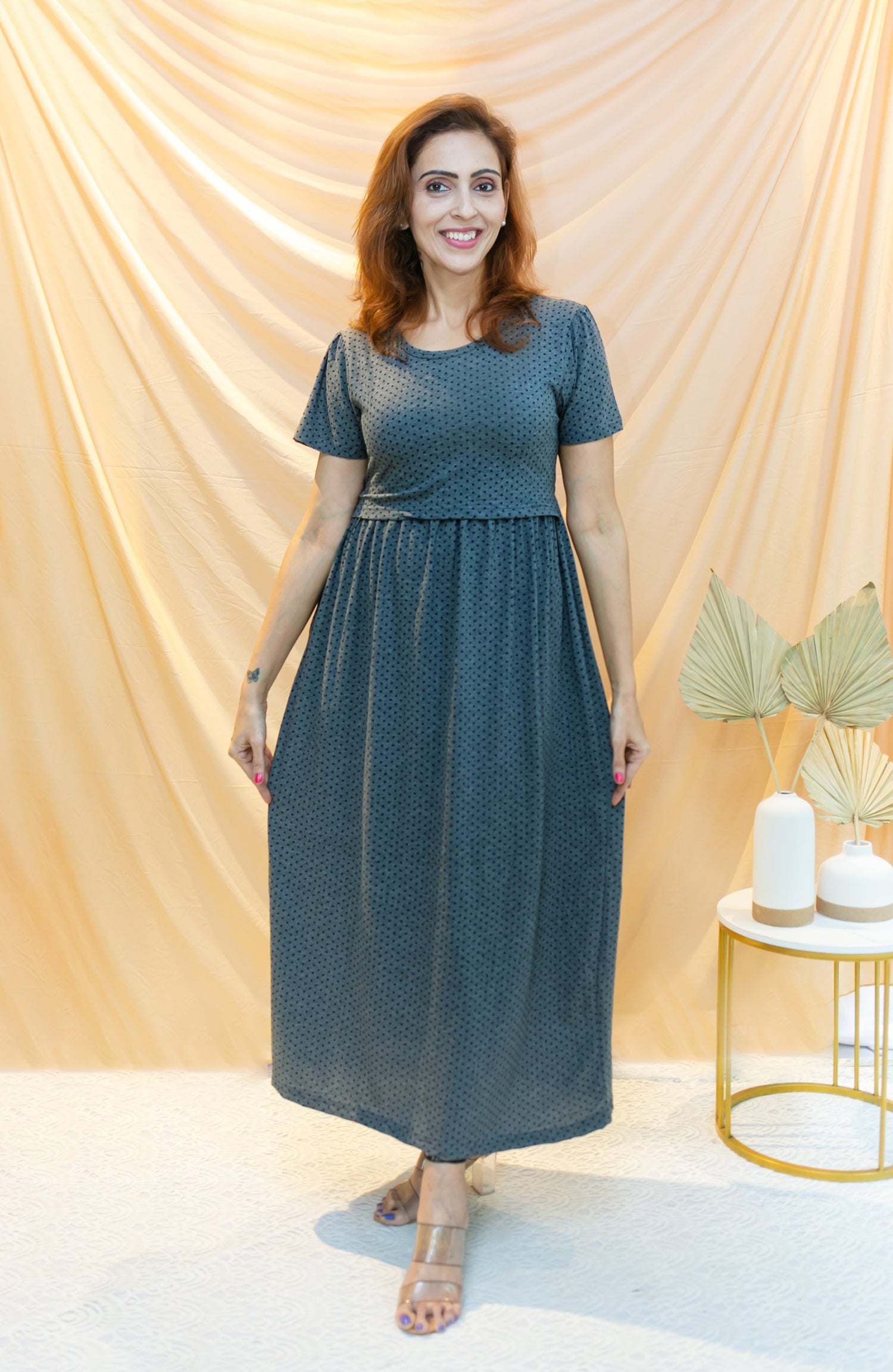 Connecting Dots Zipless Feeding Dress