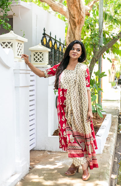 Red Ishq Feeding Salwar Set