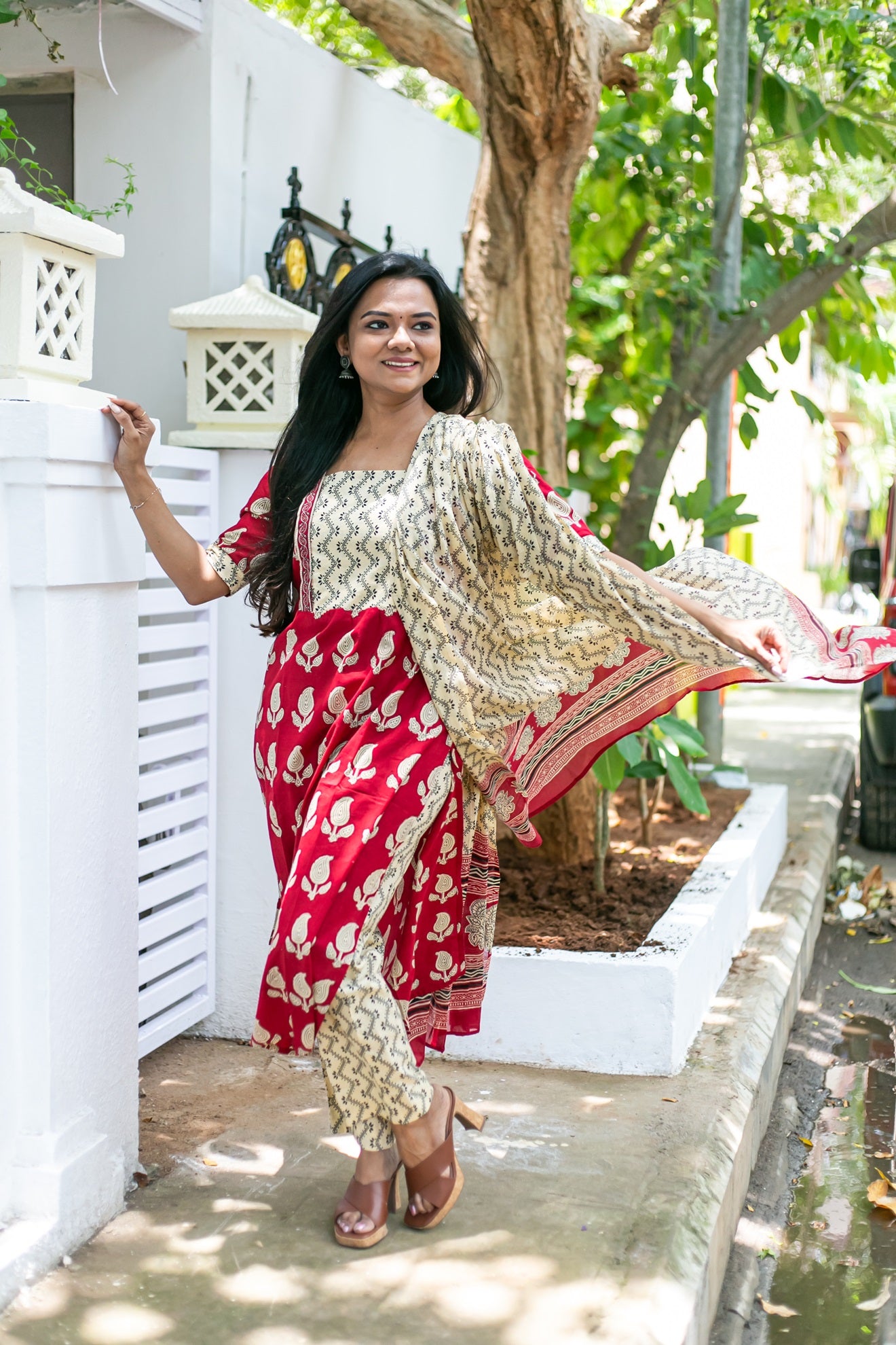 Red Ishq Feeding Salwar Set