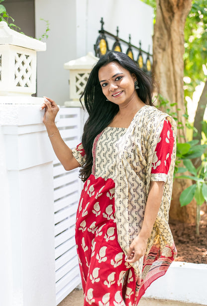 Red Ishq Feeding Salwar Set