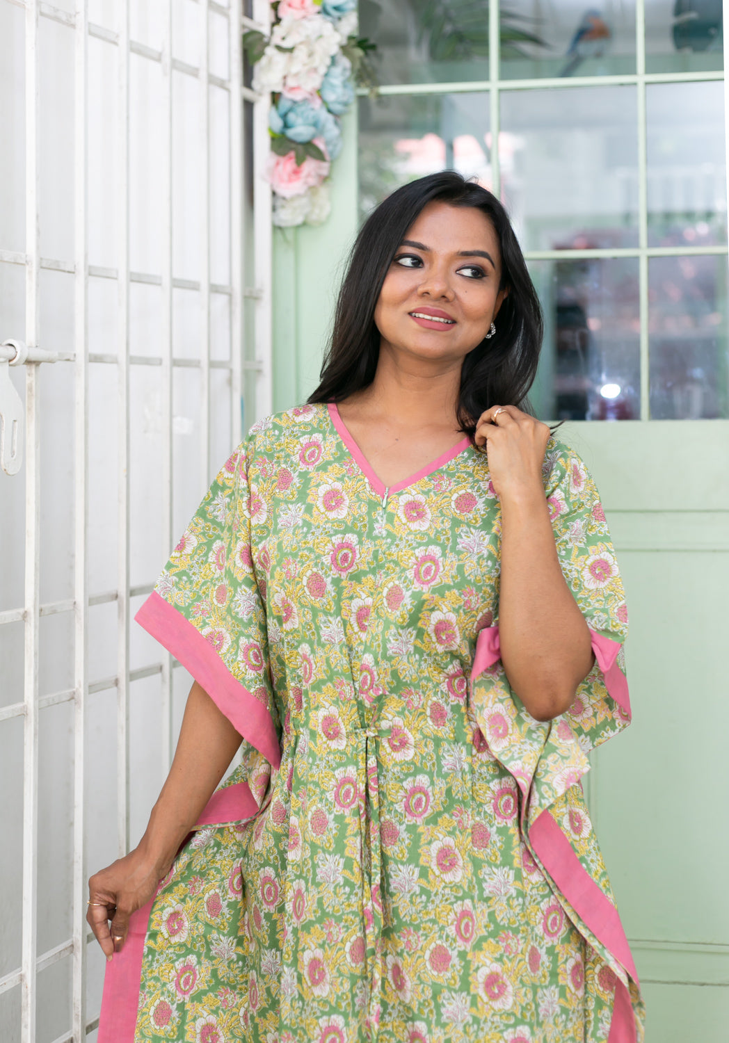 Soft Sage kaftan