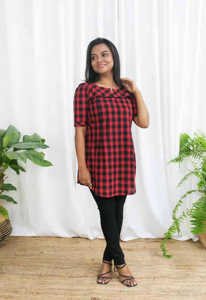 Give me red Maternity Feeding Top