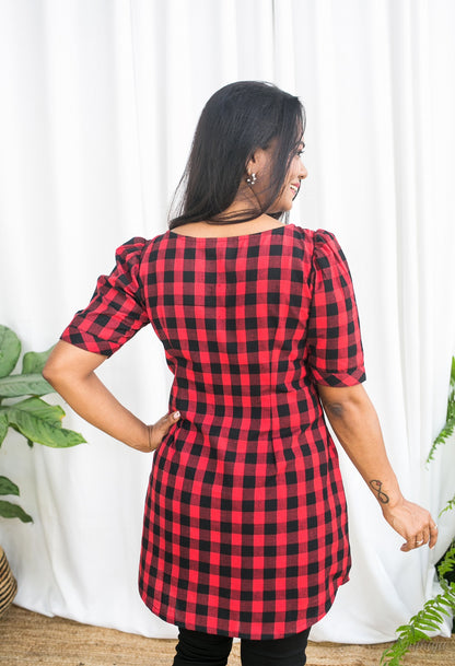 Give me red Maternity Feeding Top